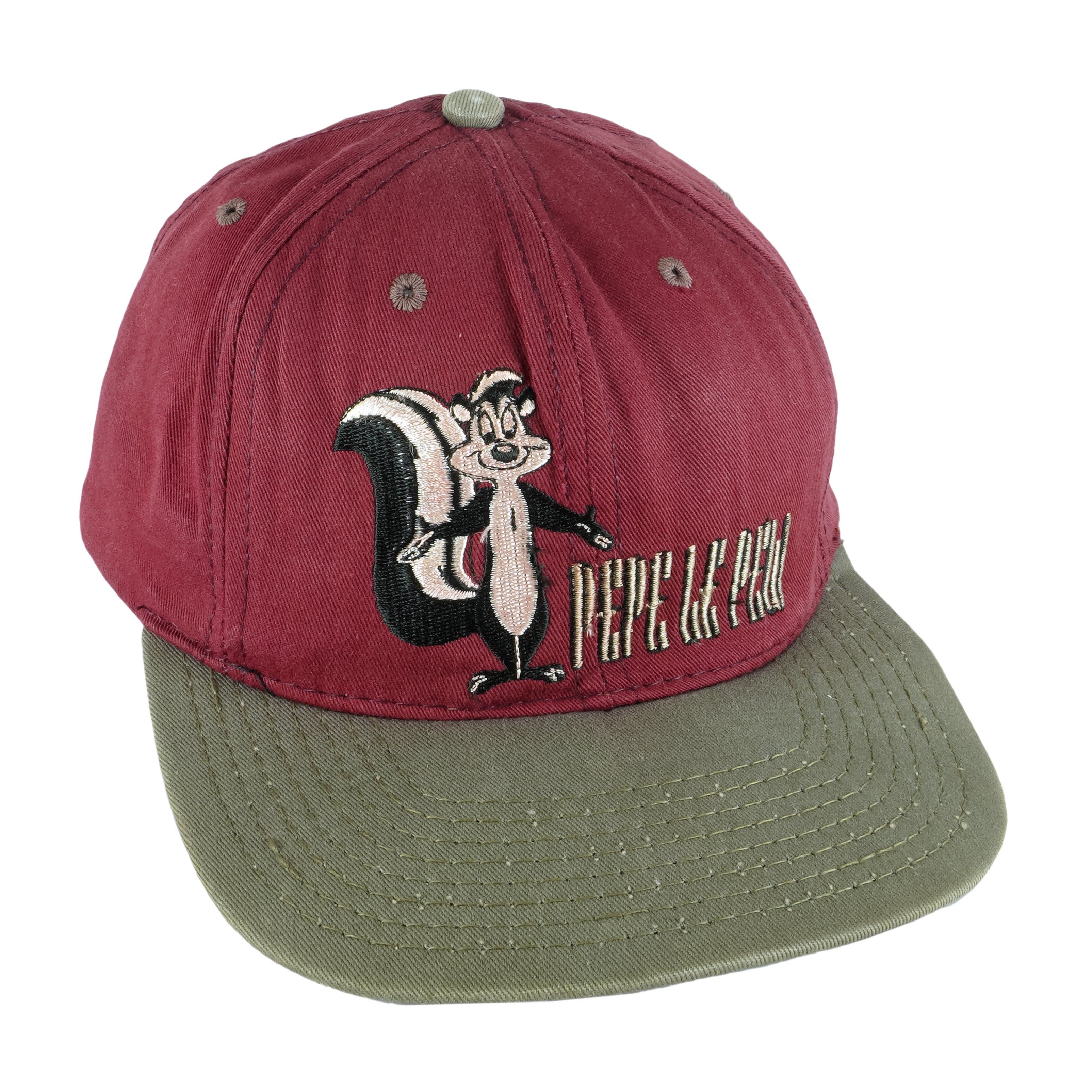 Vintage Looney Tunes (Acme) - Pepe Le Pew Skunk Fitted Hat 1991 Size ONE SIZE - 2 Thumbnail