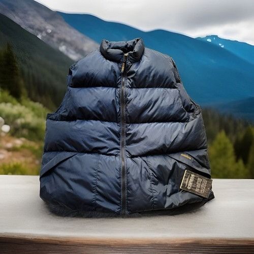 Other $540 NWT RARE Men's Woolrich Down Vest Navy Blue Premium Pad Size US XL / EU 56 / 4 - 1 Thumbnail
