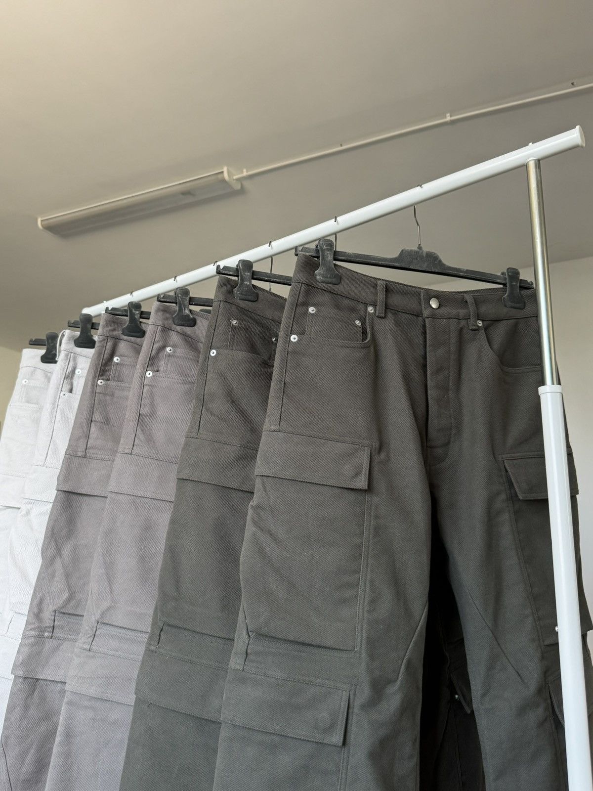 Rick Owens FW25 Rick Owens Double Cargo Pants Size US 32 / EU 48 - 2 Thumbnail