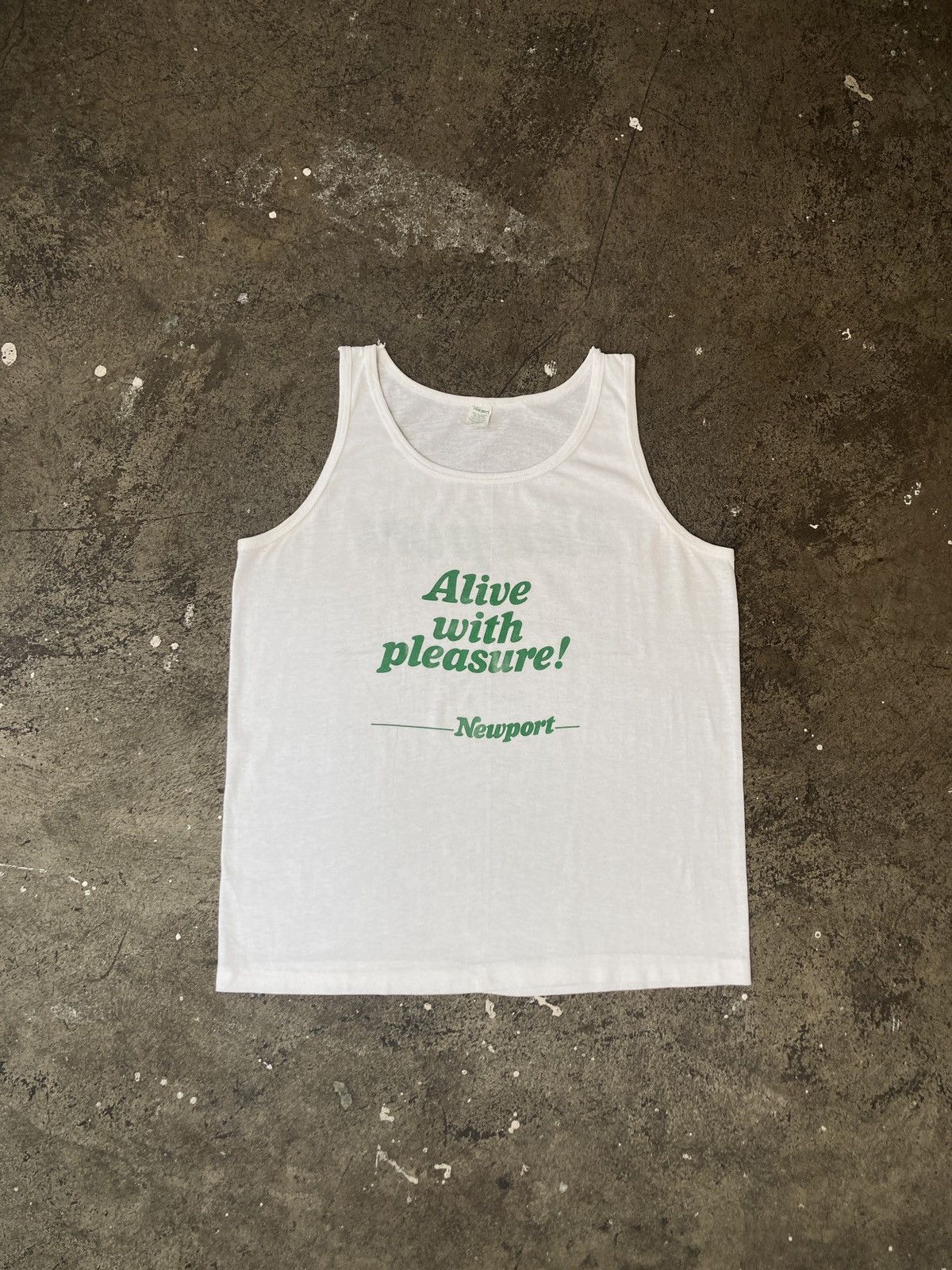Vintage 90s Newport Cigarettes Tank Top