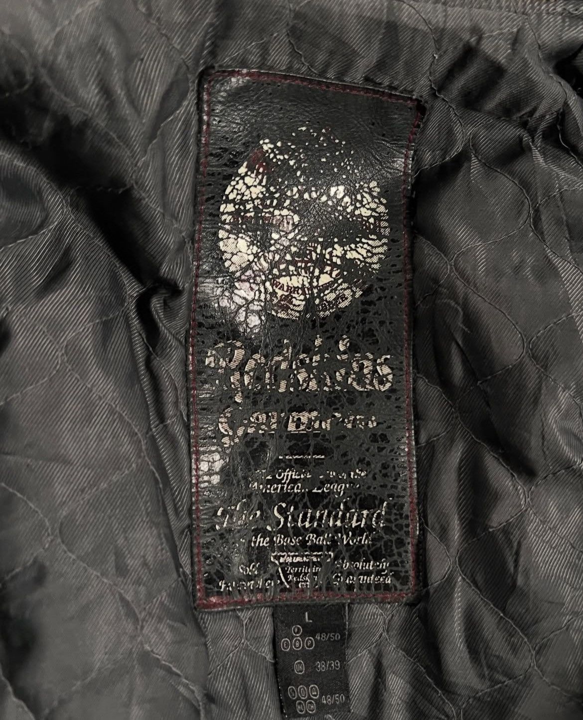 NFL Redskins Leather Vintage 90’s Bomber Jacket Varsity USA Size US L / EU 52-54 / 3 - 2 Thumbnail
