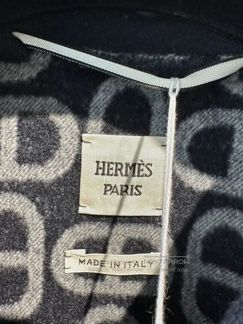 Hermes Hermes Navy Pig Nose Wool Jacket Size XS / US 0-2 / IT 36-38 - 2 Thumbnail