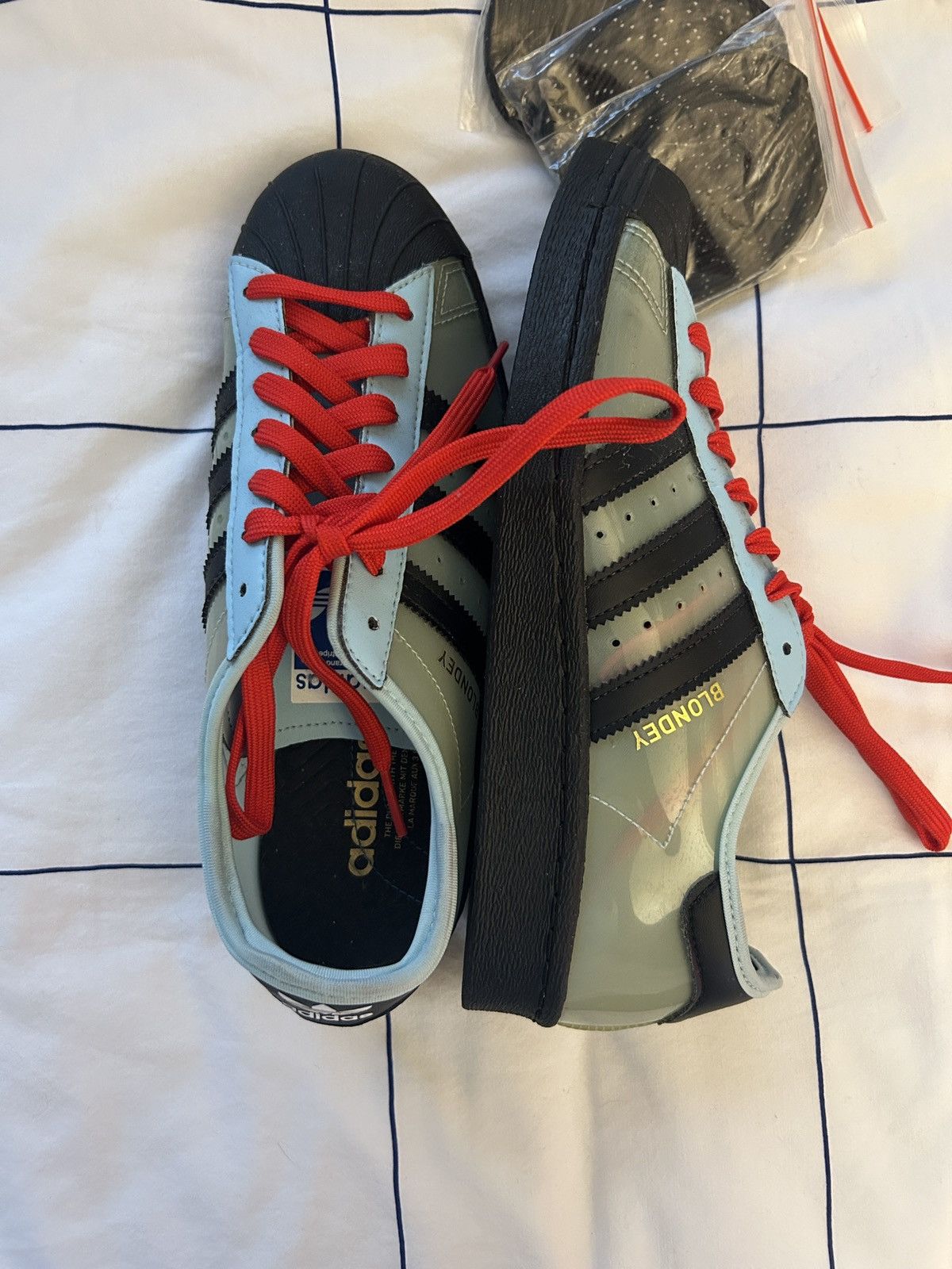 Adidas 🔥 Blondey Adidas Superstar x FREE SHIPPING🔥 Size US 7.5 / EU 40-41 - 5 Thumbnail