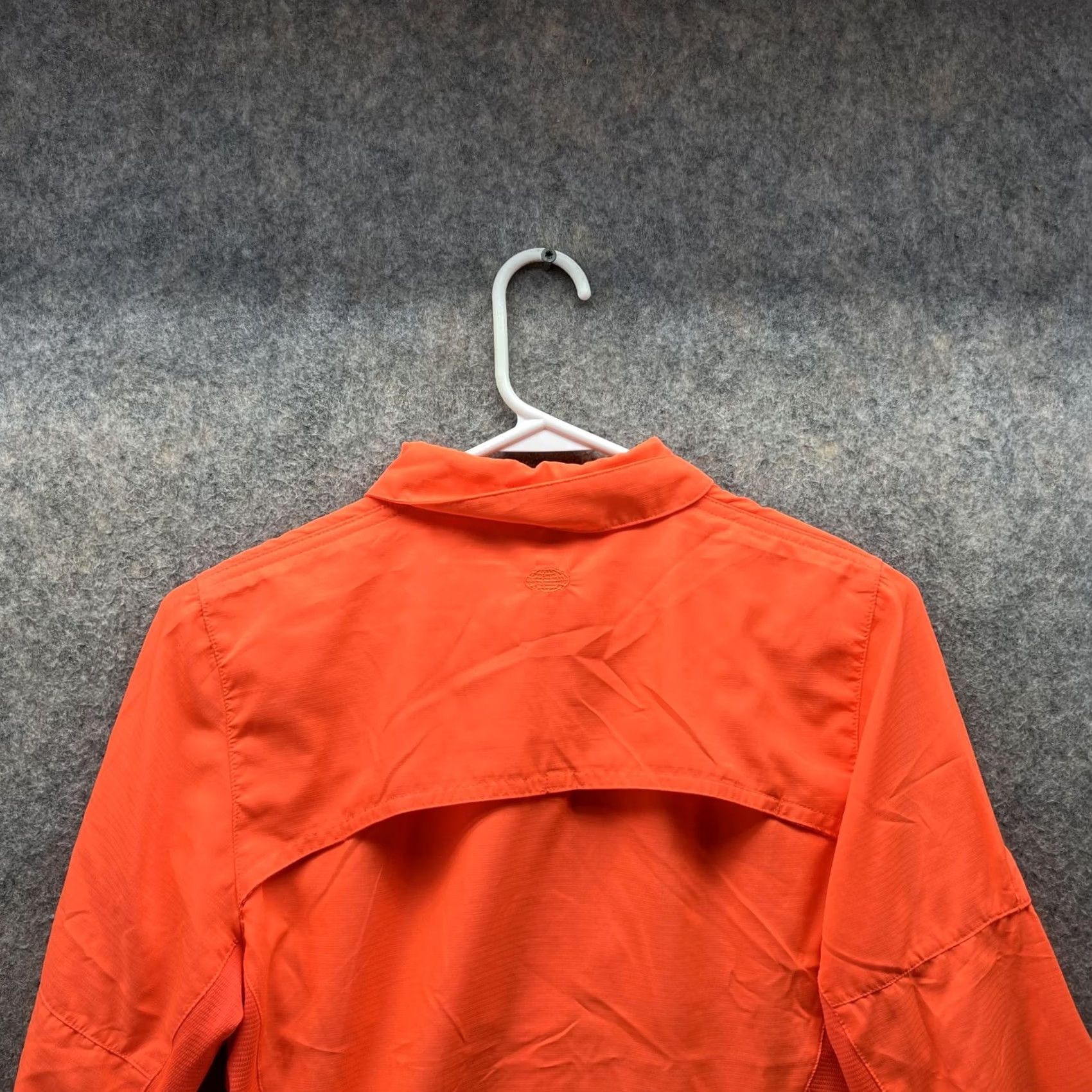 Vintage VINTAGE Reel Legends Shirt Women Small Orange Button-Up Long Sleeve Collared Casual Polyester 90s 00s Womens Size S / US 4 / IT 40 - 3 Thumbnail