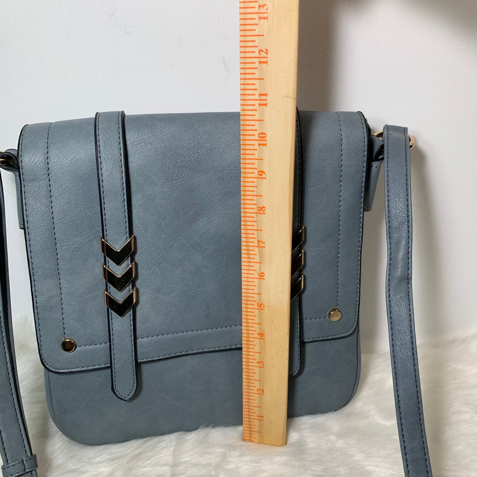 Other Women's Crossbody Blue Faux Leather Bag Size ONE SIZE - 6 Thumbnail