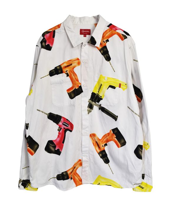 Supreme Supreme Drill Work Shirt graphic shirt 27960 - 789 124