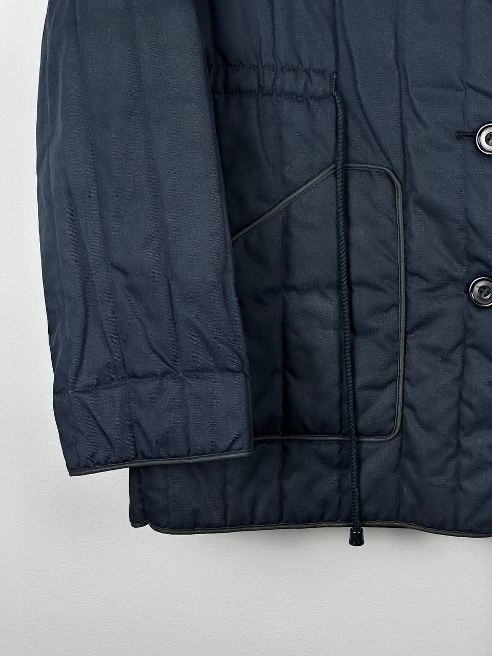 Aquascutum Vintage Aquascutum Navy Quilted Jacket England Size US L / EU 52-54 / 3 - 6 Thumbnail