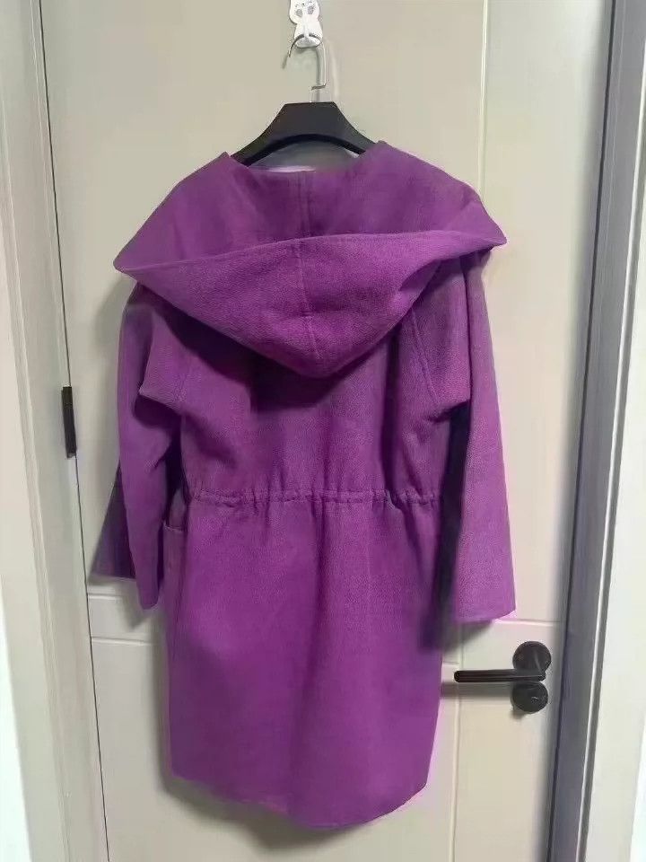 Max Mara Max Mara Purple wool coat Size M / US 6-8 / IT 42-44 - 2 Thumbnail
