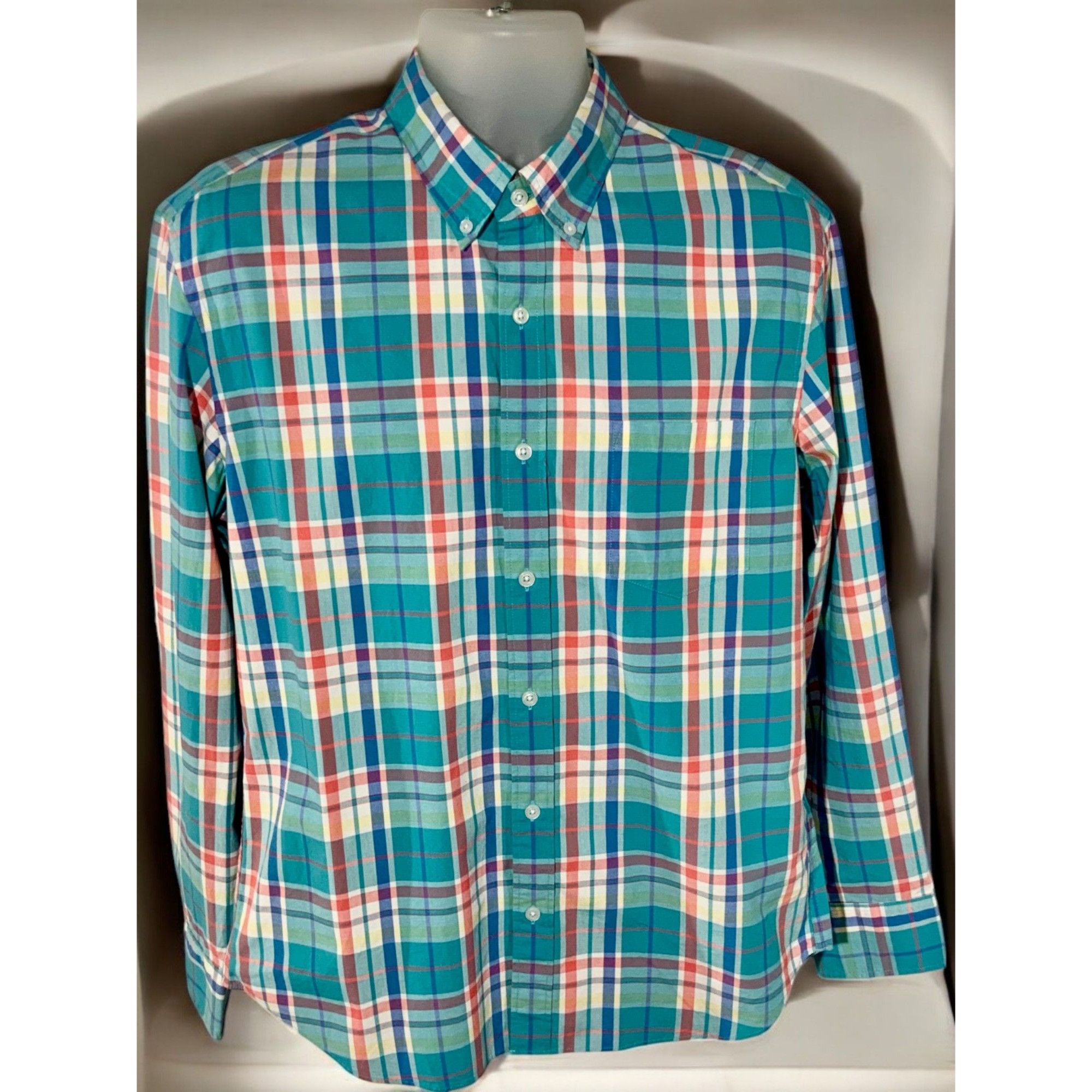 J.Crew J.Crew Flex Washed Plaid Slim Untucked Shirt Button Down Lon Size US L / EU 52-54 / 3 - 2 Thumbnail