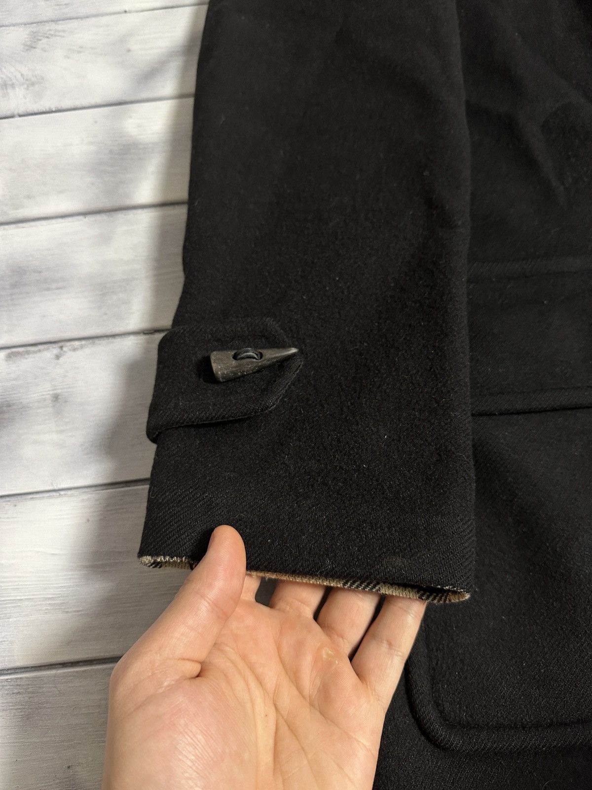 Burberry Rare Luxury Burberry Brit Coat Nova Check 100% Wool Size 8. Size S / US 4 / IT 40 - 4 Thumbnail