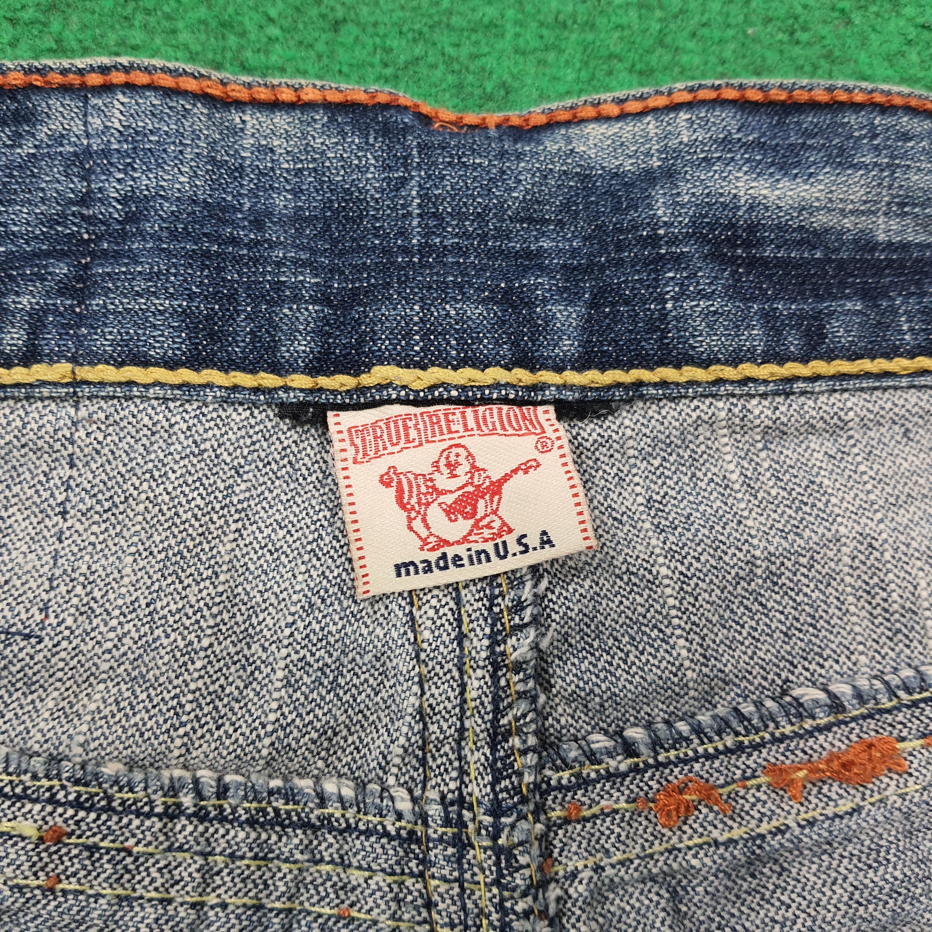 True Religion Vintage True Religion Joey Big T Flare Jeans C297N23 Size US 31 - 8 Thumbnail