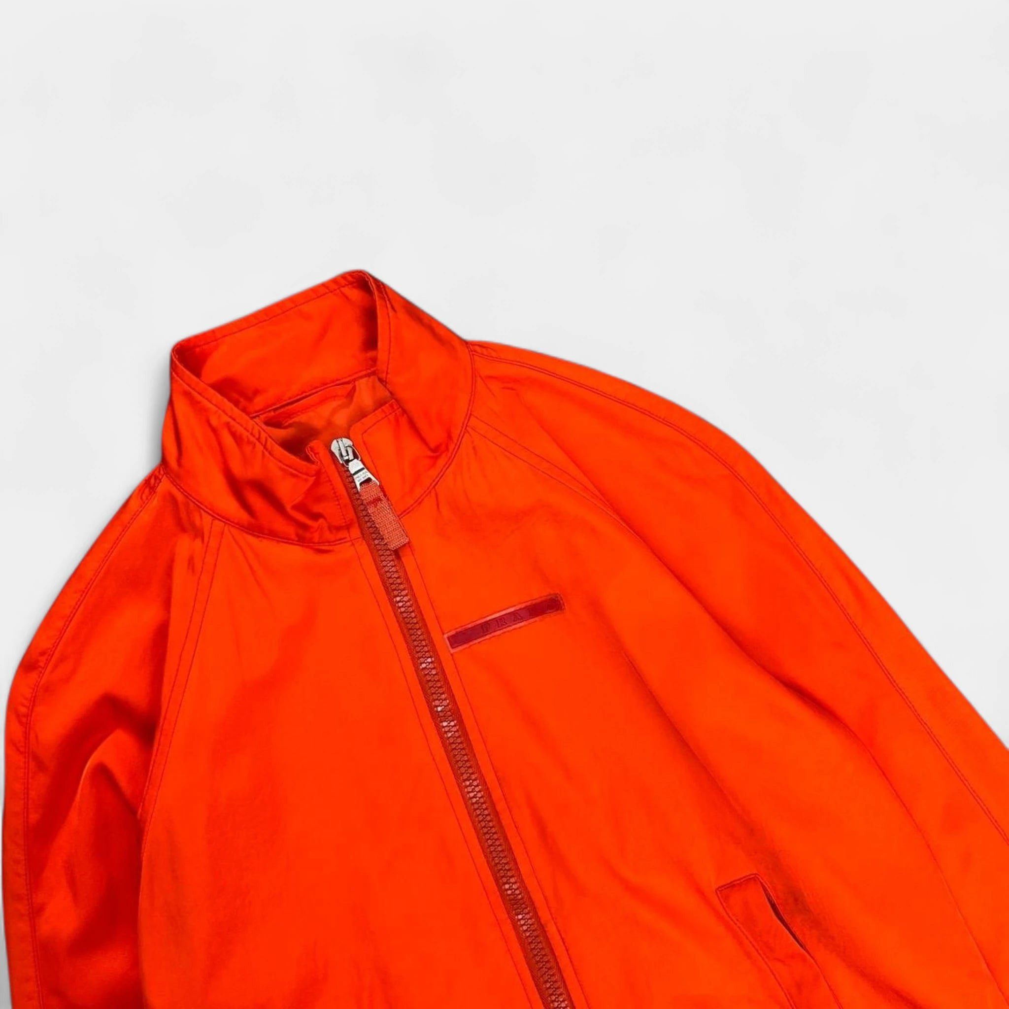 Prada Prada Orange Technical Jacket Size US S / EU 44-46 / 1 - 2 Thumbnail
