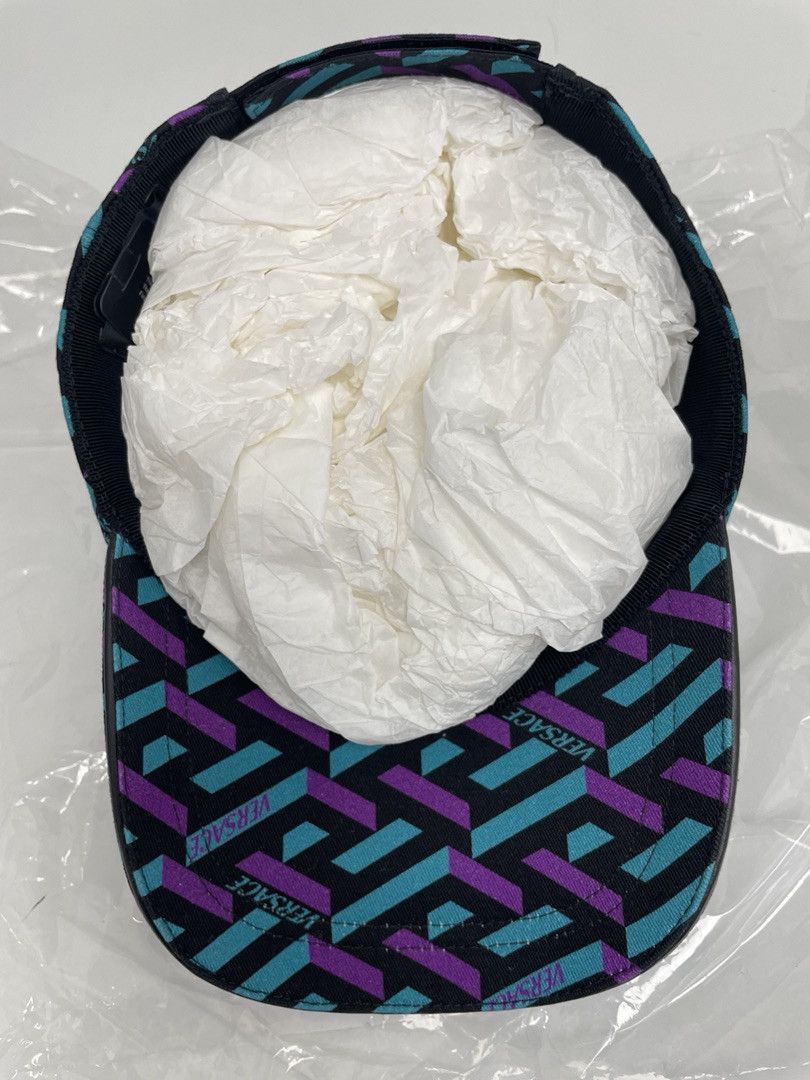 Versace VERSACE La Greca Monogram Baseball Cap Size ONE SIZE - 13 Thumbnail