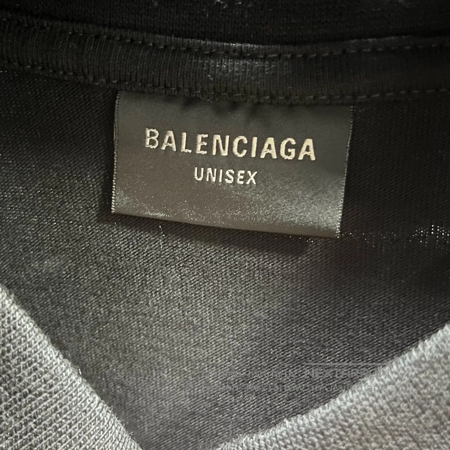 Balenciaga Balenciaga Black letter-print round-neck short-sleeve T-sh Size US S / EU 44-46 / 1 - 3 Thumbnail
