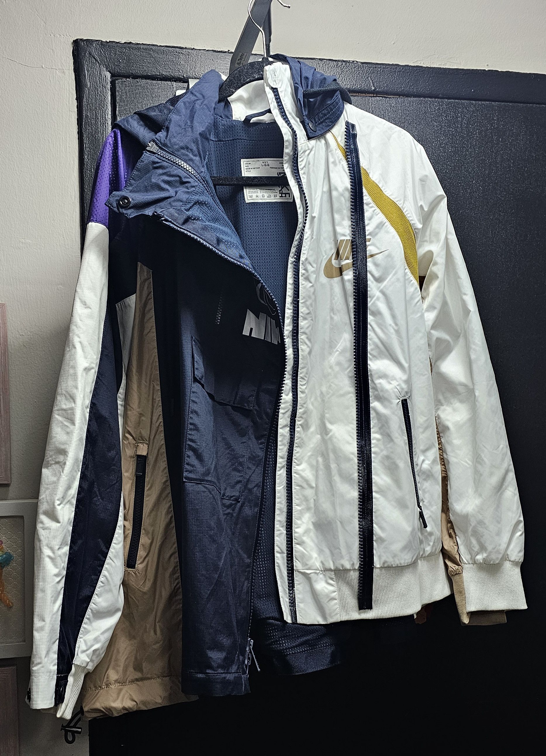 Nike × Sacai Nikelab Sacai double zipper jacket Size US L / EU 52-54 / 3 - 5 Thumbnail
