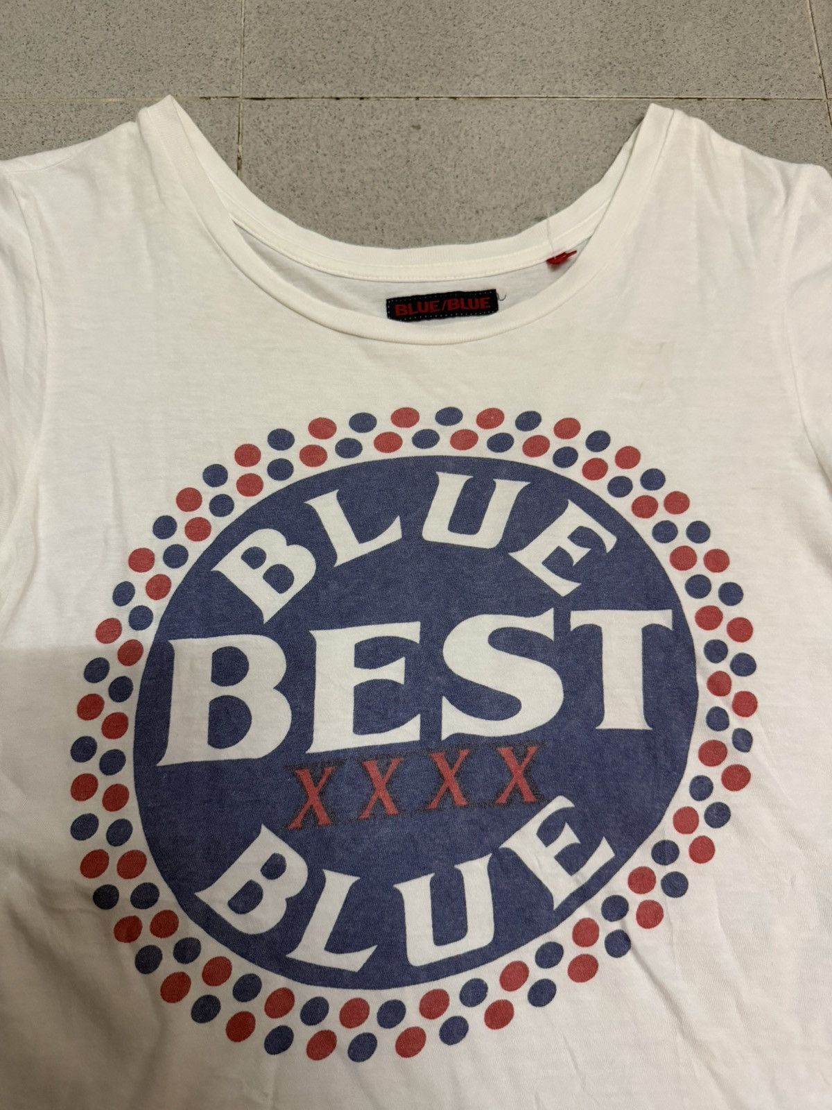 Blue Blue Japan Vintage Blue Blue Japanese Tee Size S / US 4 / IT 40 - 2 Thumbnail