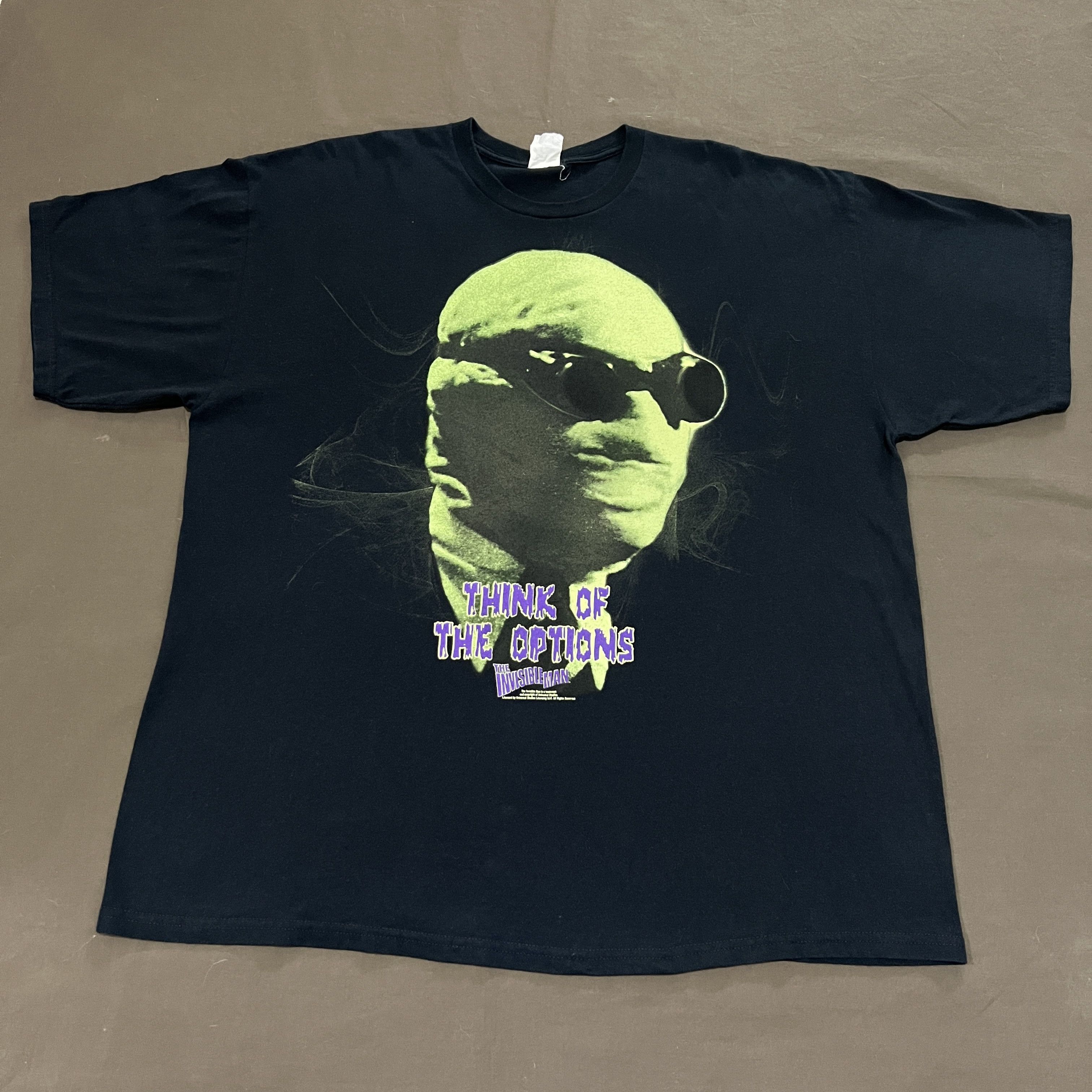 Expert Horror Vintage Y2K The Invisible Man Sci-Fi Horror Movie Tee 2XL Size US XXL / EU 58 / 5 - 4 Thumbnail
