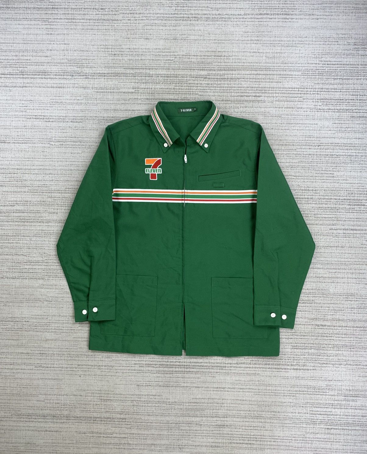 Japanese Brand × Vintage Vintage 7 Eleven Fullzip Breasted Jacket Size US M / EU 48-50 / 2 - 1 Thumbnail