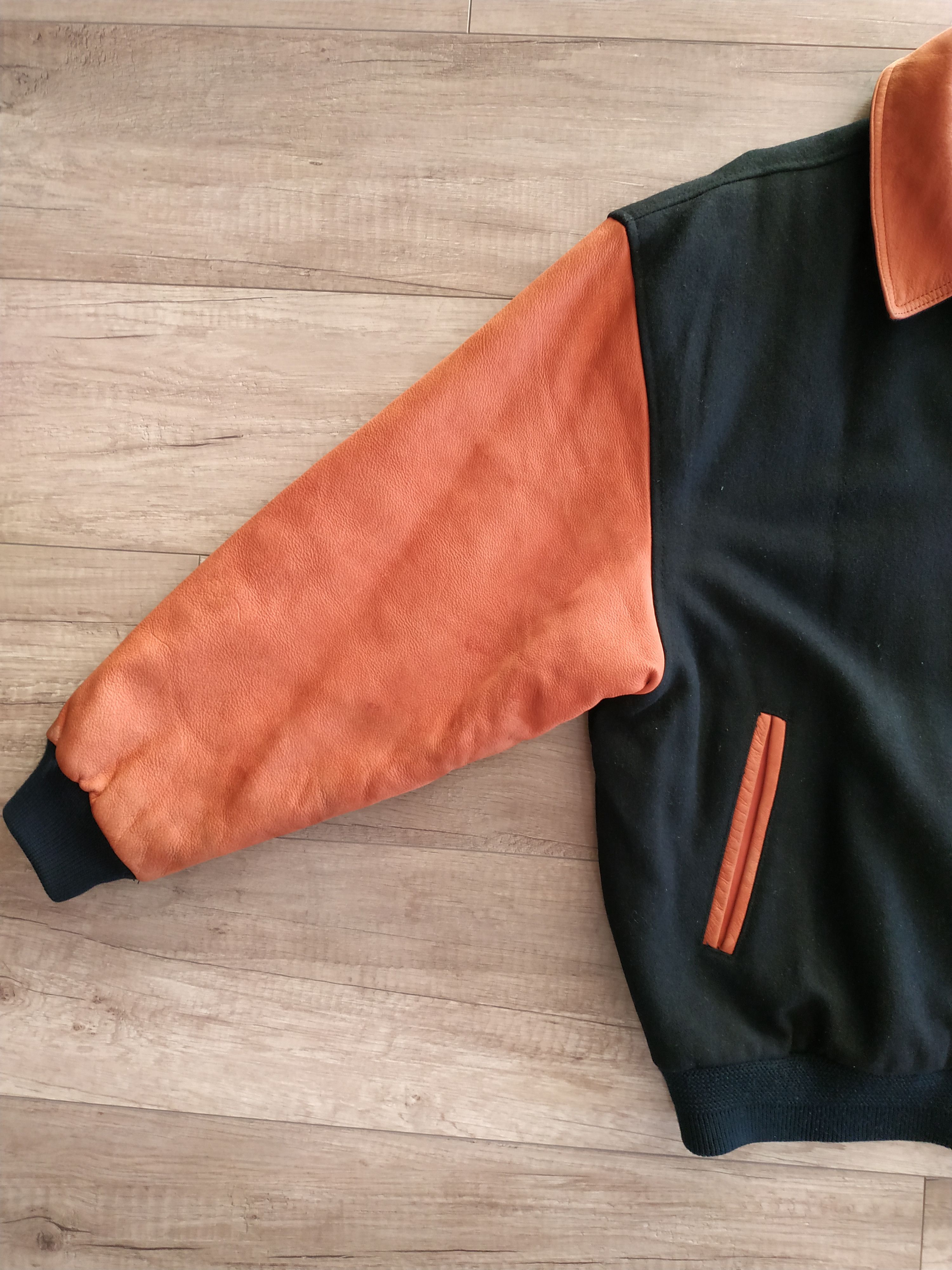 Adidas × Vintage Adidas Men's Vintage 90's Wool Bomber Jacket, s. MEDIUM Size US M / EU 48-50 / 2 - 6 Thumbnail