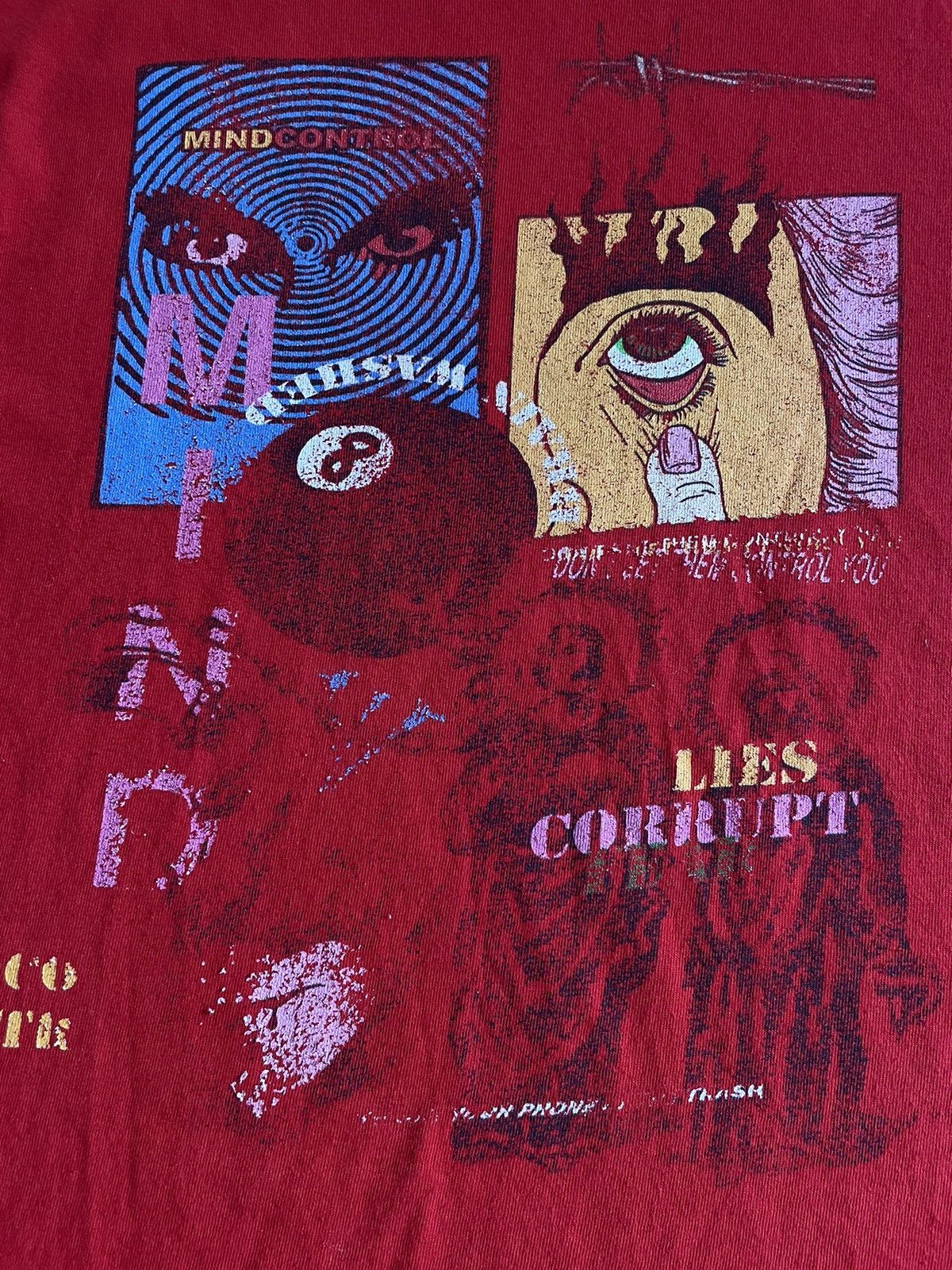 Vintage Vintage Y2K Teenhearts Drugs Art T-Shirt RARE Size US XL / EU 56 / 4 - 4 Thumbnail