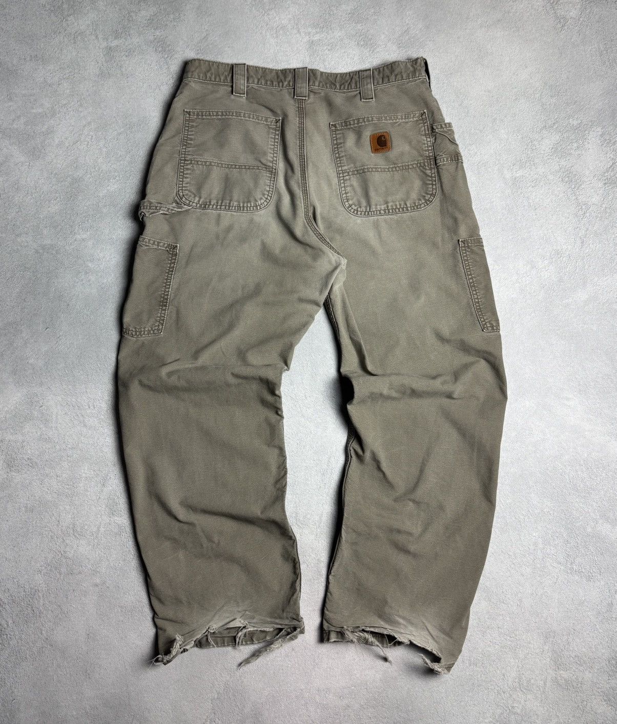 Carhartt × Vintage Carhartt Vintage 90s Straight Faded Carpenter Pants sz 34/30 Size US 34 / EU 50 - 1 Thumbnail