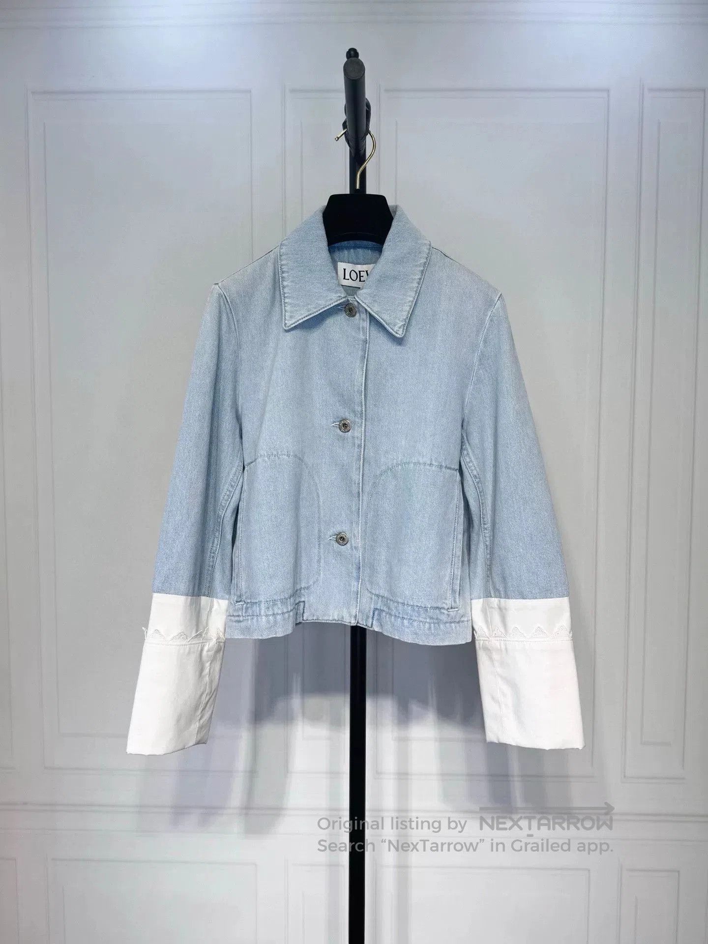 Loewe Denim Patchwork Jacket FR34.