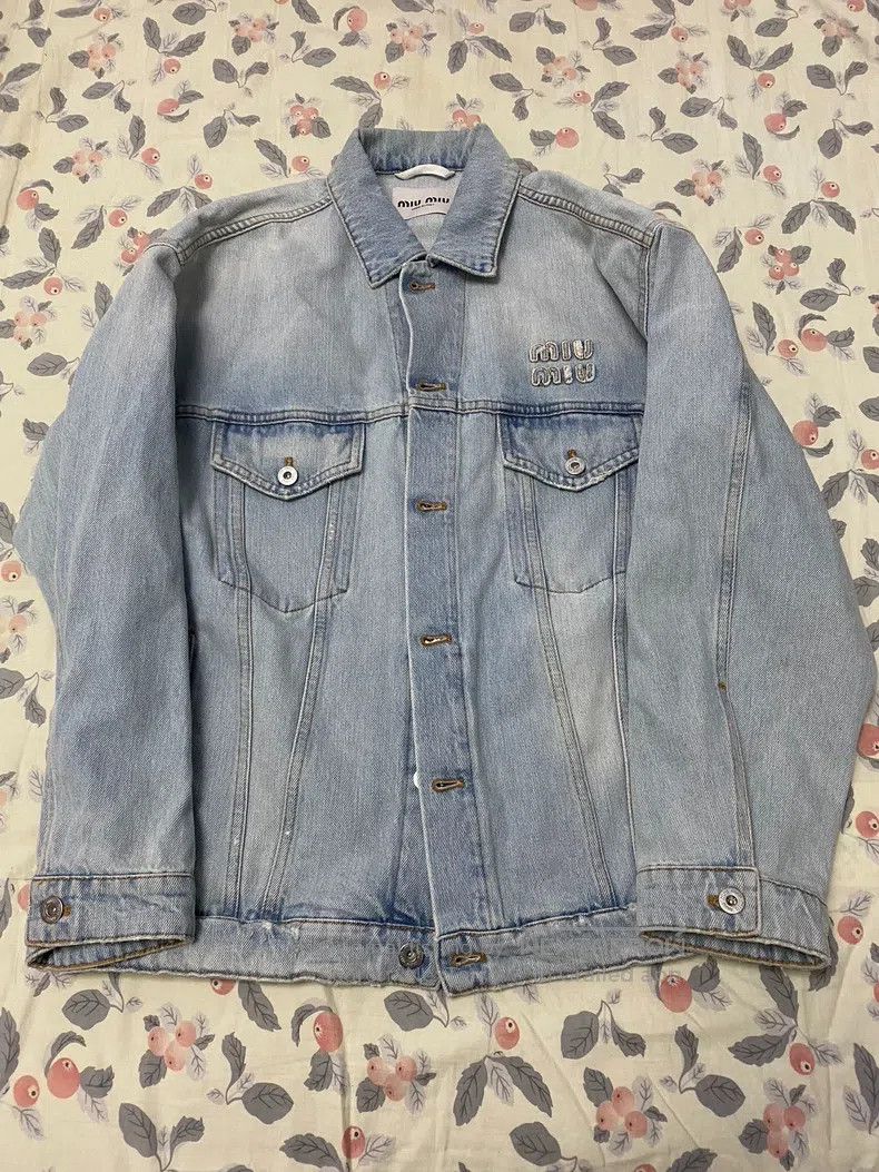 Miu Miu Miu Miu 40 denim jacket Size M / US 6-8 / IT 42-44 - 1 Thumbnail