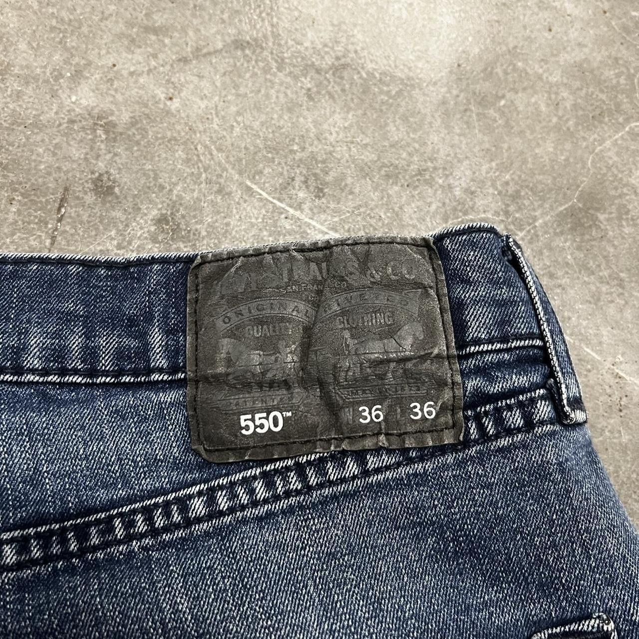 Levi's × Vintage Vintage Y2K Tall Levis Dark wash Relaxed Denim Jeans ! Size US 36 / EU 52 - 7 Thumbnail