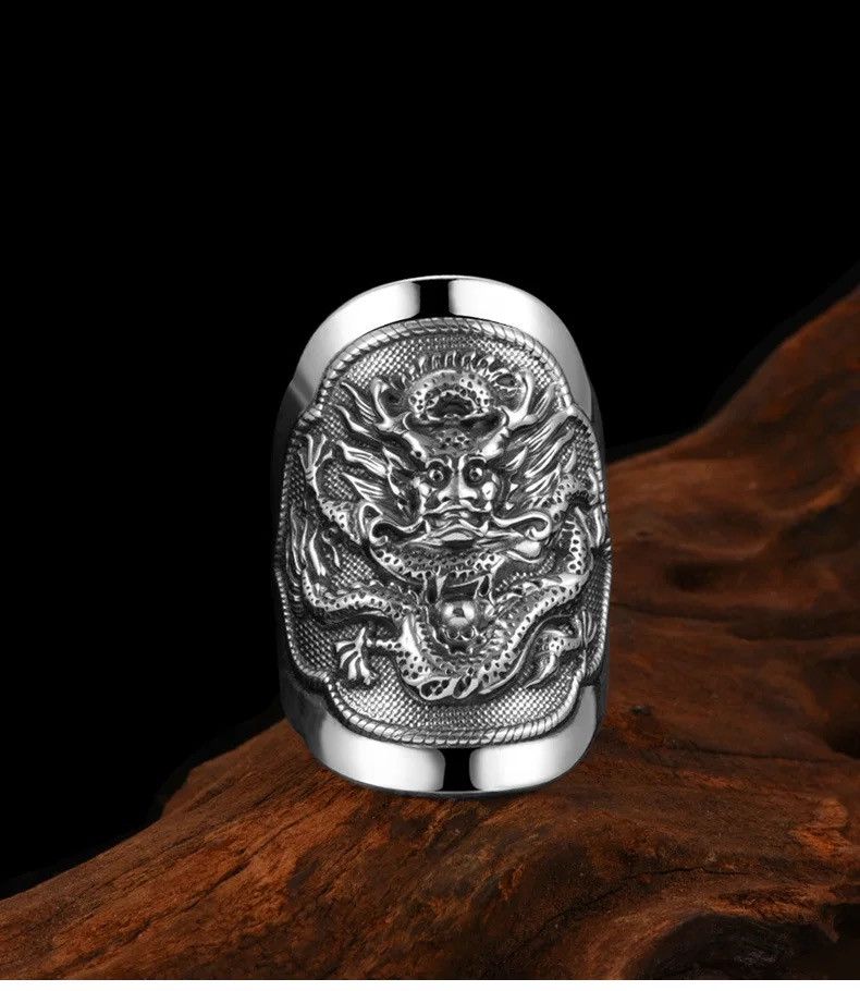 Japanese Brand × Jewelry Resizable Tide Totem Dragon Ring Size ONE SIZE - 4 Thumbnail