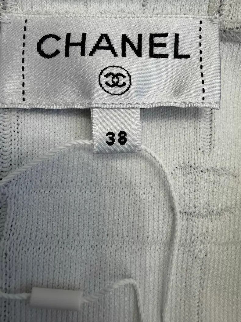 Chanel Chanel Silver technology sense dark pattern full logo hood Size XS / US 0-2 / IT 36-38 - 4 Thumbnail