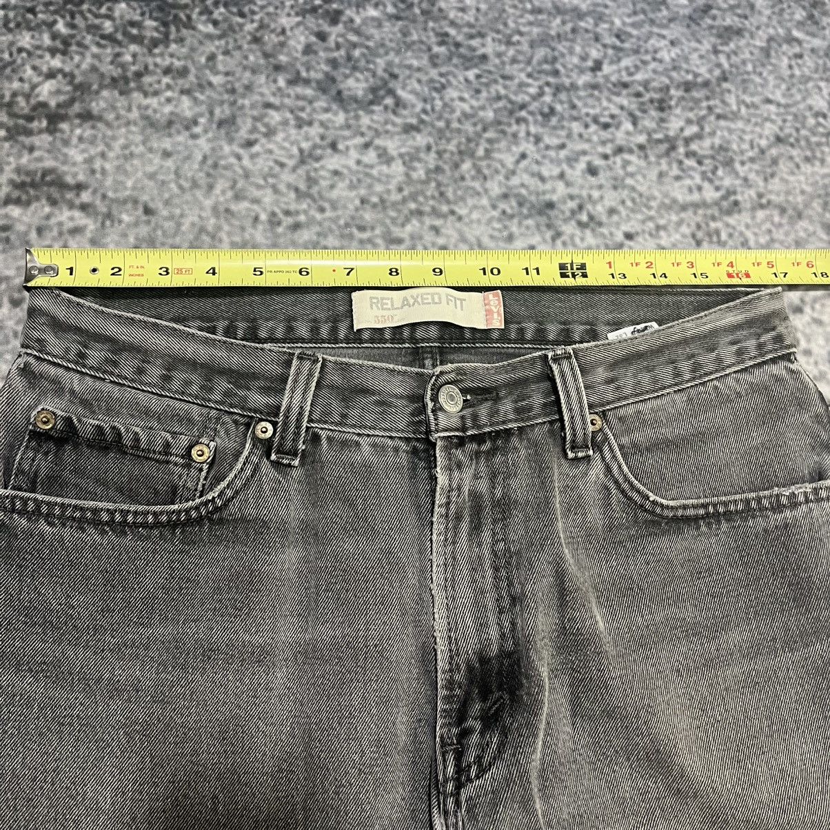 Levi's VINTAGE LEVI'S 550 BLACK FADED BAGGY RELAXED FIT JEANS 34x30 Size US 34 / EU 50 - 8 Thumbnail