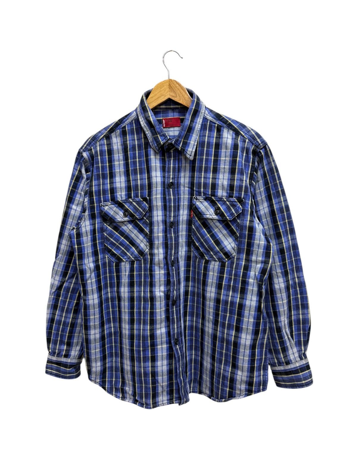 Levi's Vintage Clothing × Vintage Vintage Levi Strauss Japan co.Ltd Flannel Shirt Size US L / EU 52-54 / 3 - 1 Thumbnail