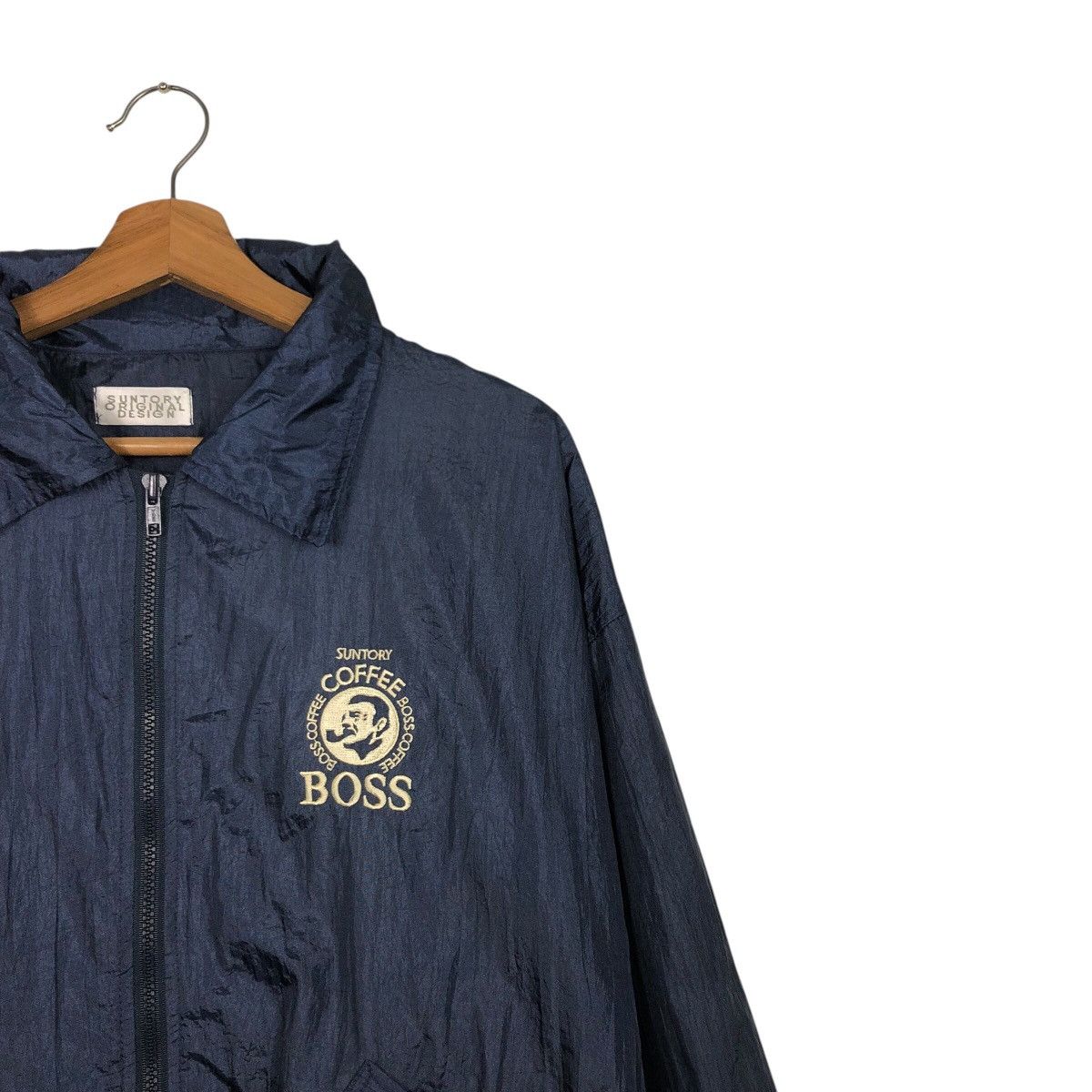 Japanese Brand 📌Vintage Bomber Jacket Nylon Suntory Coffee Issey Miyake Size US M / EU 48-50 / 2 - 7 Thumbnail