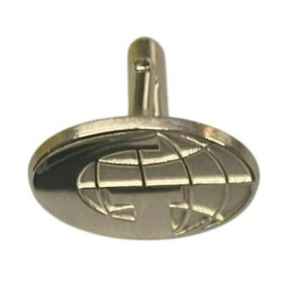 Other Vintage signed RFL Oval Silver Tone Cufflink (1) With Emboss Size ONE SIZE - 2 Thumbnail