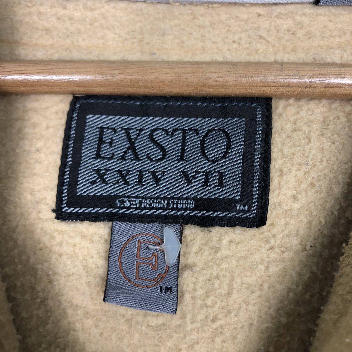 Japanese Brand EXSTO Polar Fleece Half-Zip Hooded Pullover Size US M / EU 48-50 / 2 - 19 Thumbnail