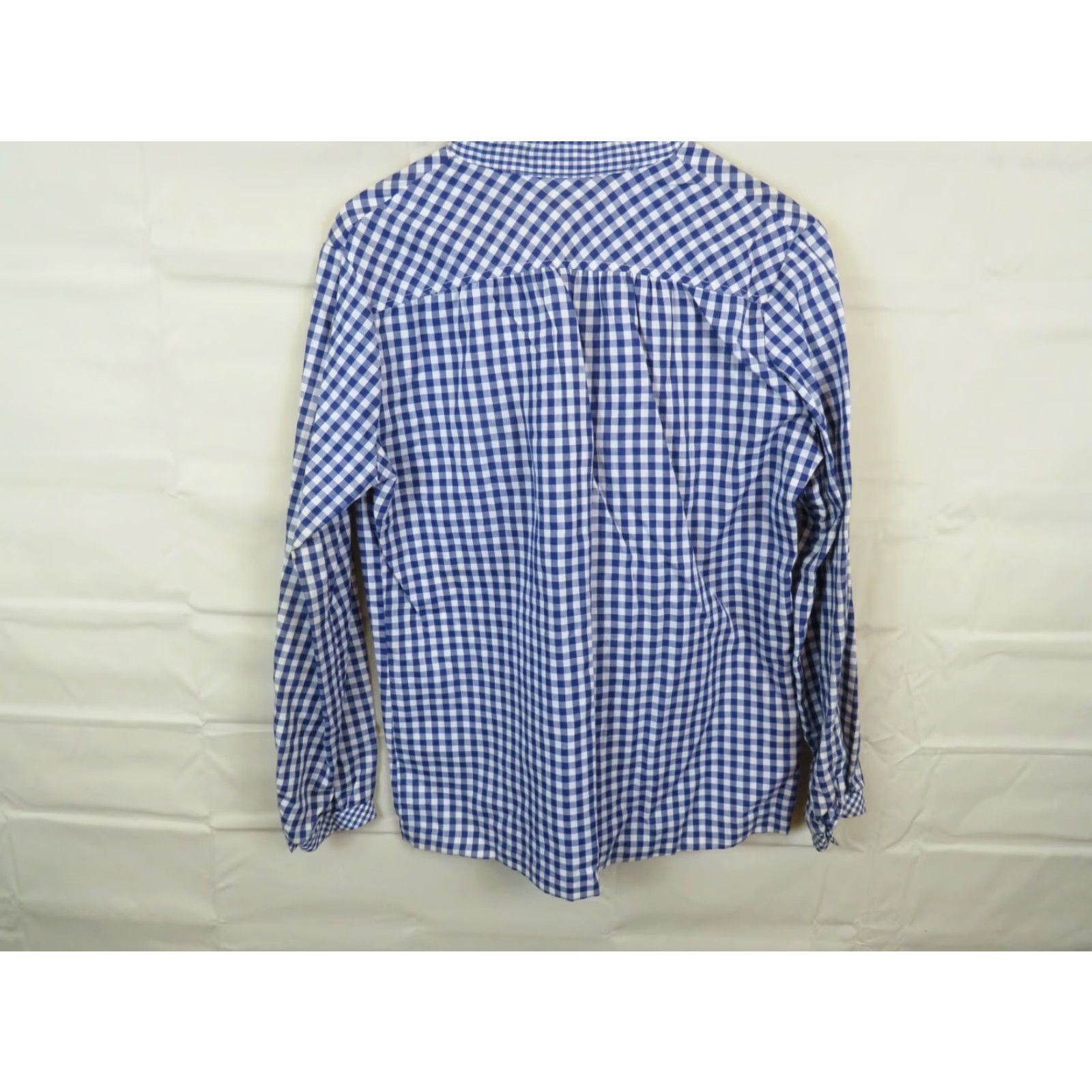 Vintage VINTAGE Terry Shirt Polyester Blue 1960-70s M Stain Destroyed Chicago plaid Casual Mens Size M / US 6-8 / IT 42-44 - 6 Thumbnail