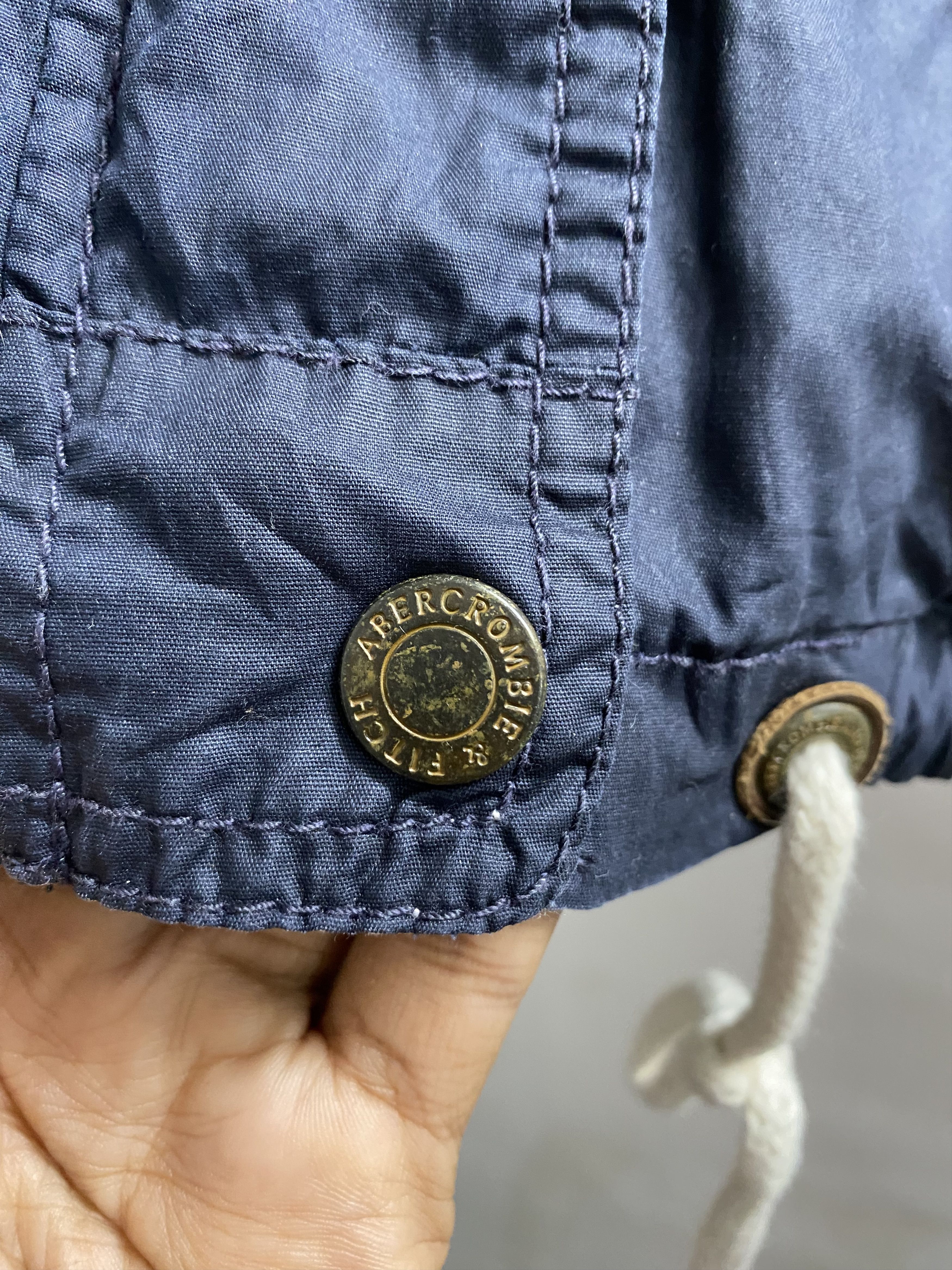 Abercrombie & Fitch Abercrombie&Fitch Military Gorpcore Utility Jacket Navy Blue Size S / US 4 / IT 40 - 6 Thumbnail
