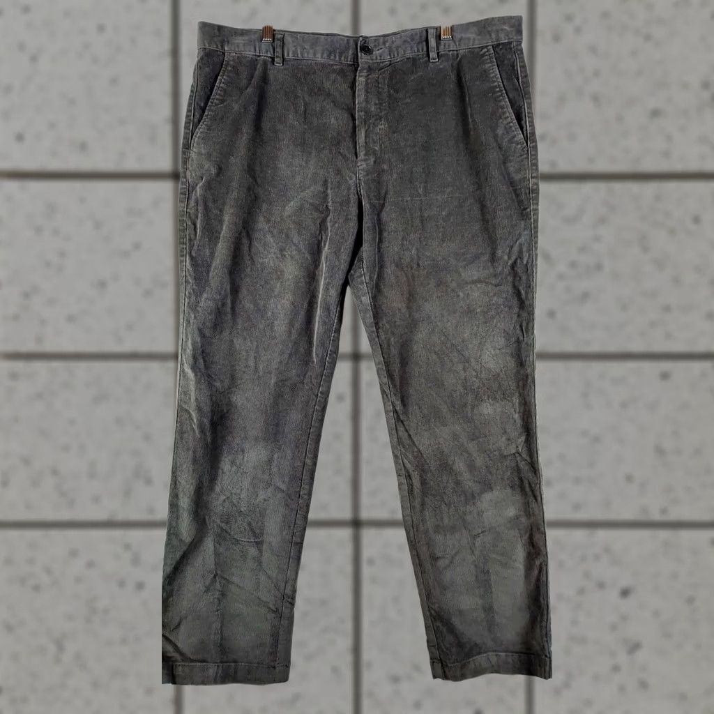 Jos. A. Bank VINTAGE? No. Jos. A. Bank Reserve Mens Gray Corduroy Dress Pants 40x30 Comfort Fit Casual Size US 40 / EU 56 - 1 Thumbnail