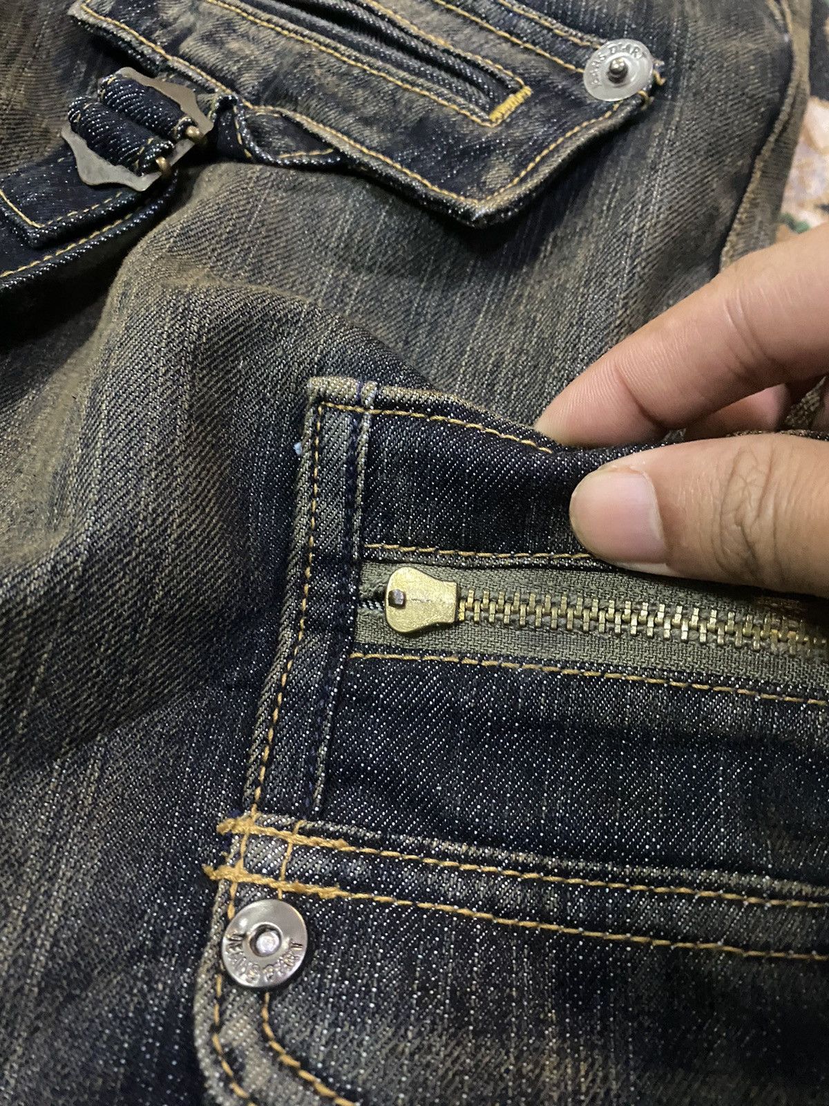Japanese Brand Jeans De art Multipocket Jeans Size US 35 - 7 Thumbnail