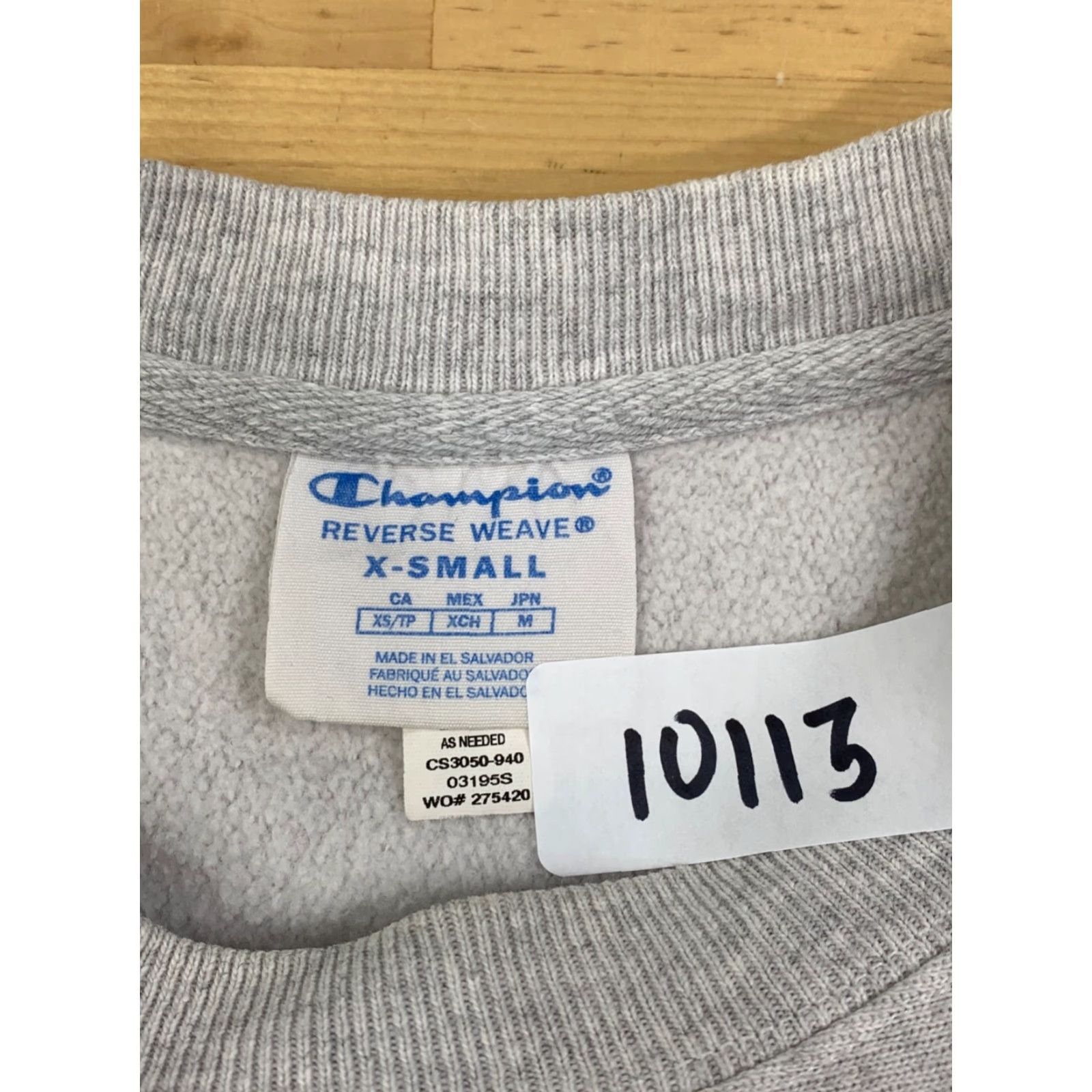 Champion VINTAGE Champion Reverse Weave San Diego State Aztec Pullover Sweatshirt Adult XS Gray Aztec College Mens XS Size US XS / EU 42 / 0 - 2 Thumbnail