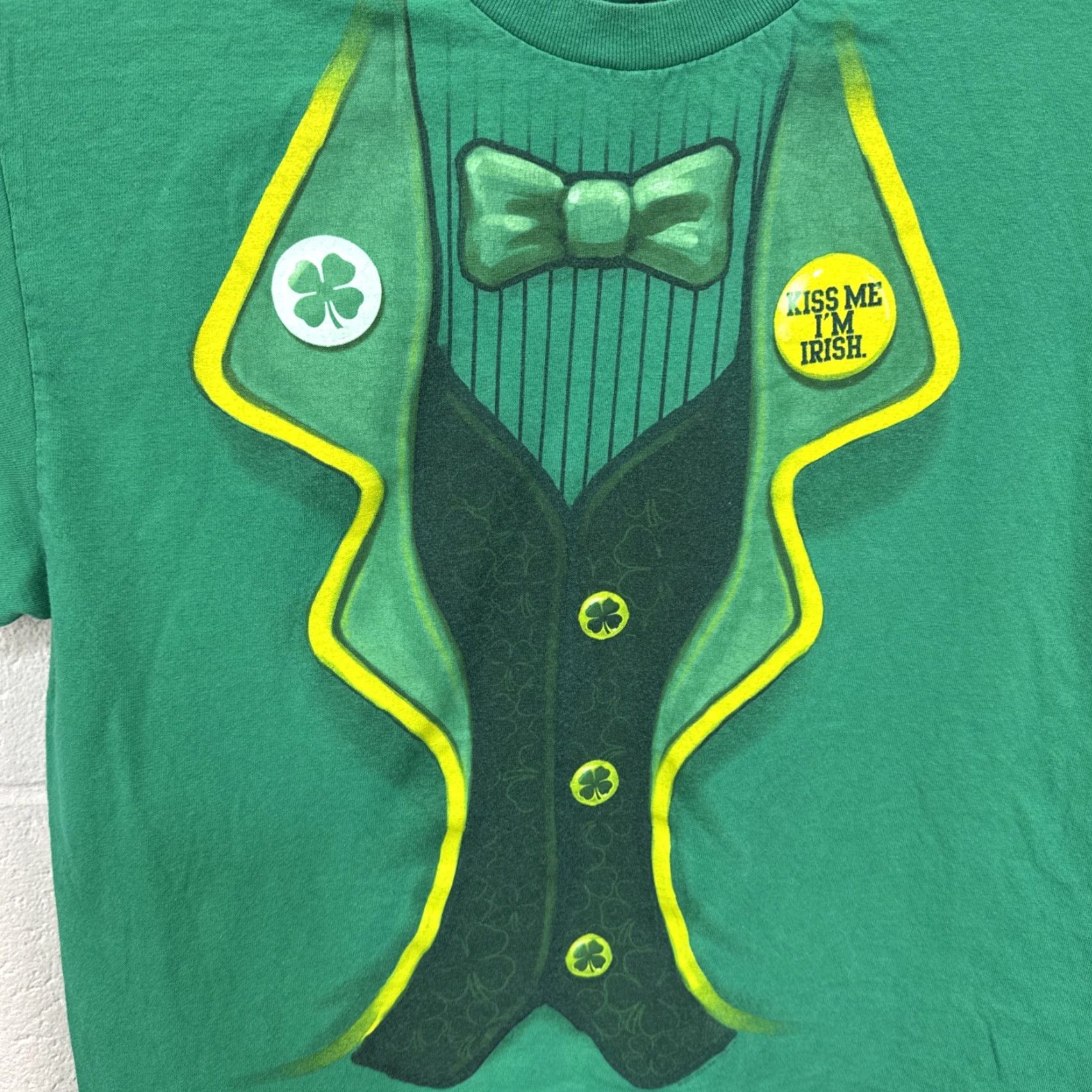 Vintage VINTAGE ST PATRICK’S DAY T SHIRT Green 90s Irish Leprechaun Logo Regular Medium Mens T-Shirt Size US M / EU 48-50 / 2 - 2 Thumbnail