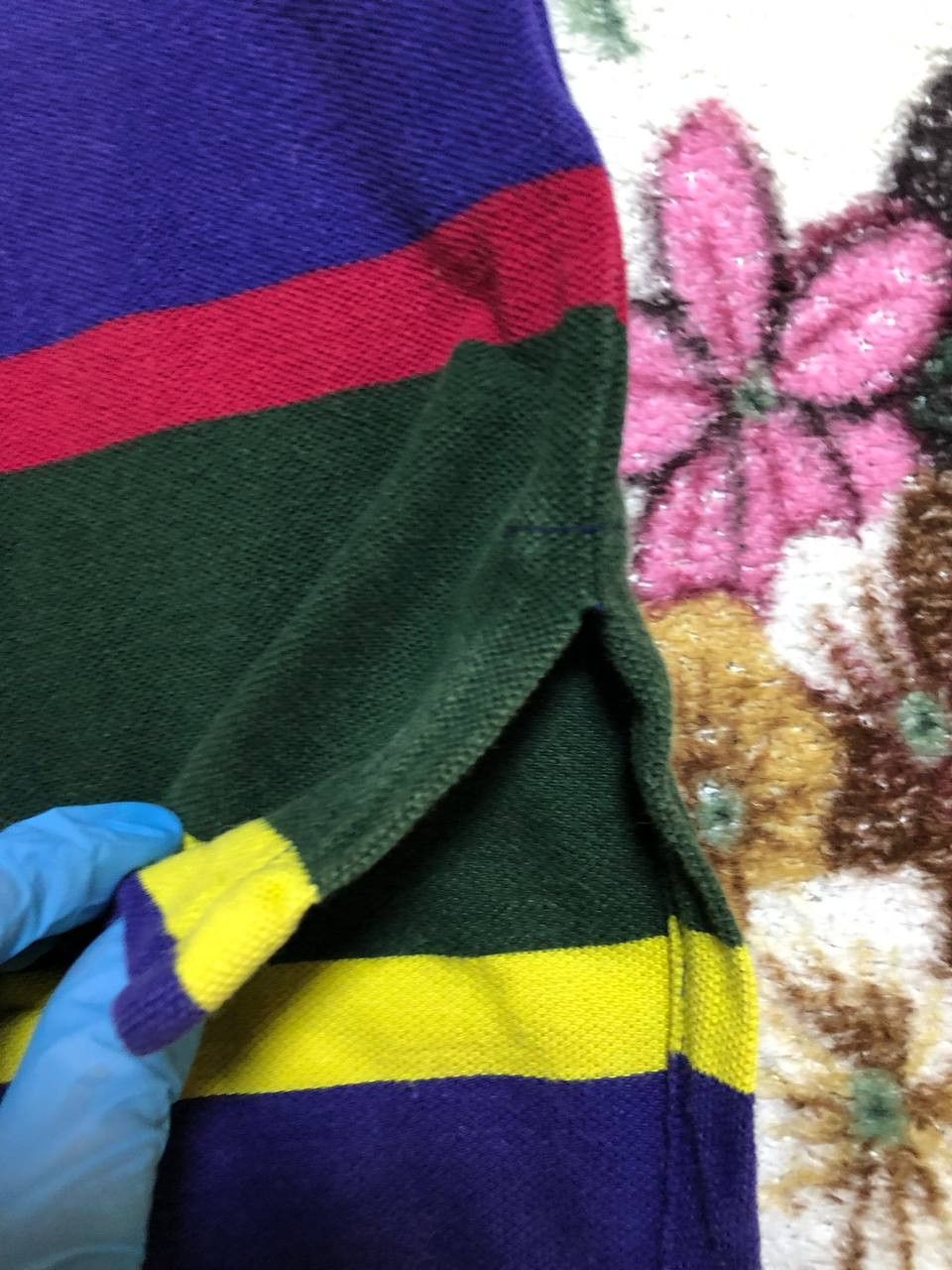 Polo Ralph Lauren Vintage Y2K Polo Ralph Lauren Stripped Polo Tee Size US XXL / EU 58 / 5 - 3 Thumbnail