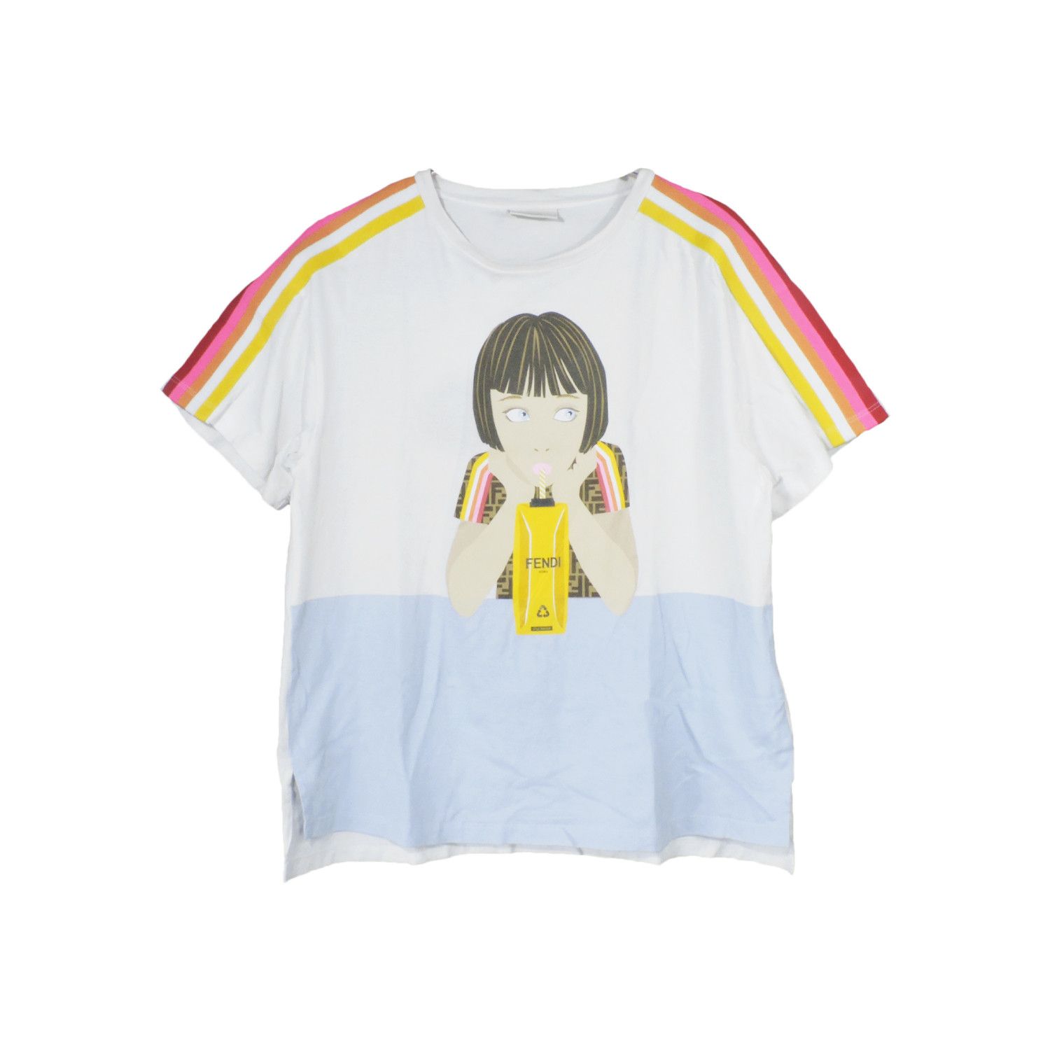 Fendi FENDI GIRL STILL WATER BIG PRINTED T-SHIRT Size M / US 6-8 / IT 42-44 - 1 Thumbnail