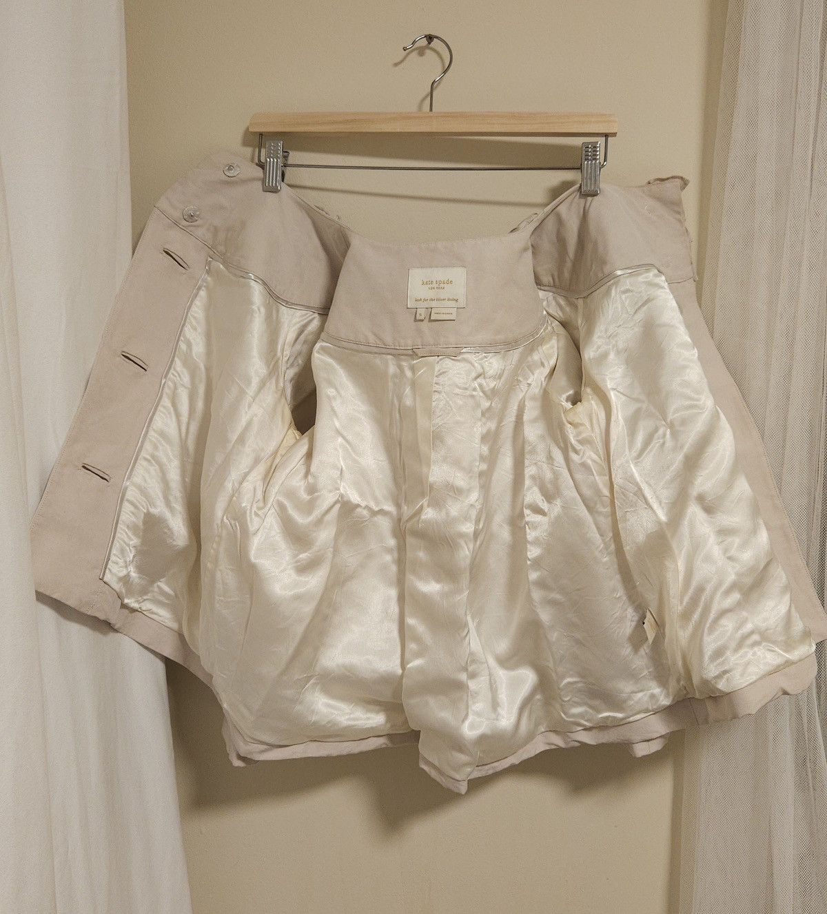 Kate Spade KATE SPADE Boat Neck Ruffled Bow Button A-Line Coat/Top Size S / US 4 / IT 40 - 14 Thumbnail