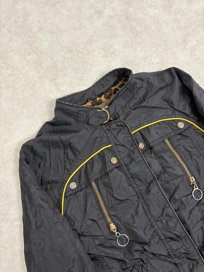 John Galliano 2010s Galliano Light Black Windbreaker Jacket Size S / US 4 / IT 40 - 5 Thumbnail
