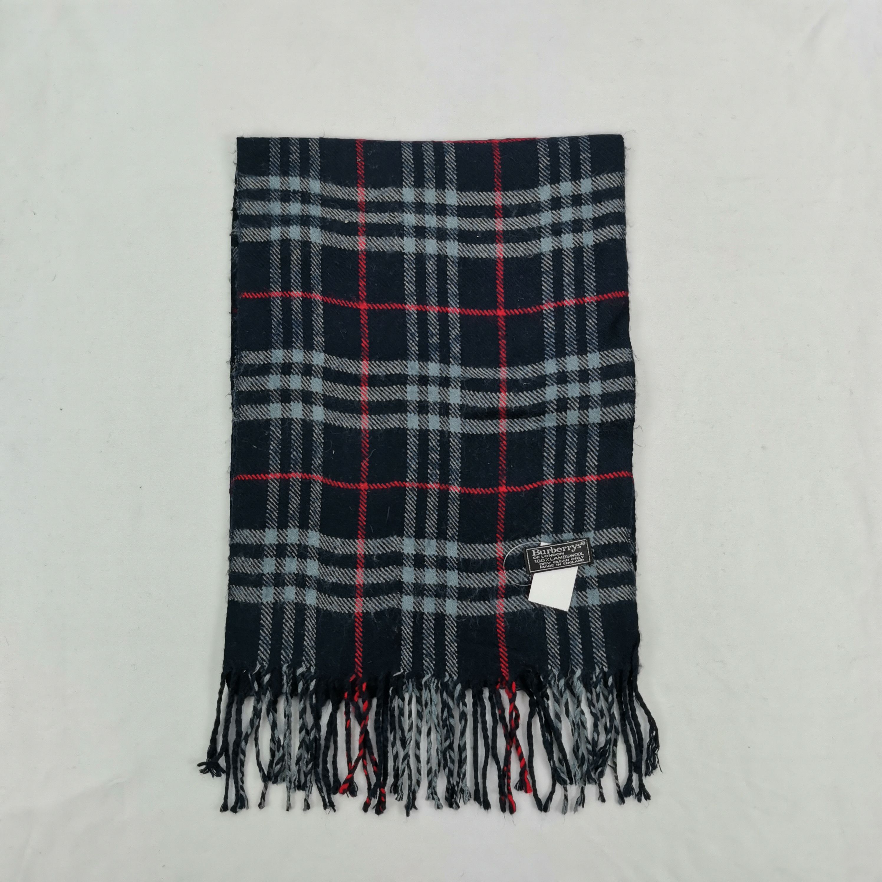 Burberry Vintage Burberry Scarf Muffler Wool Cashmere Scarves Size ONE SIZE - 2 Thumbnail