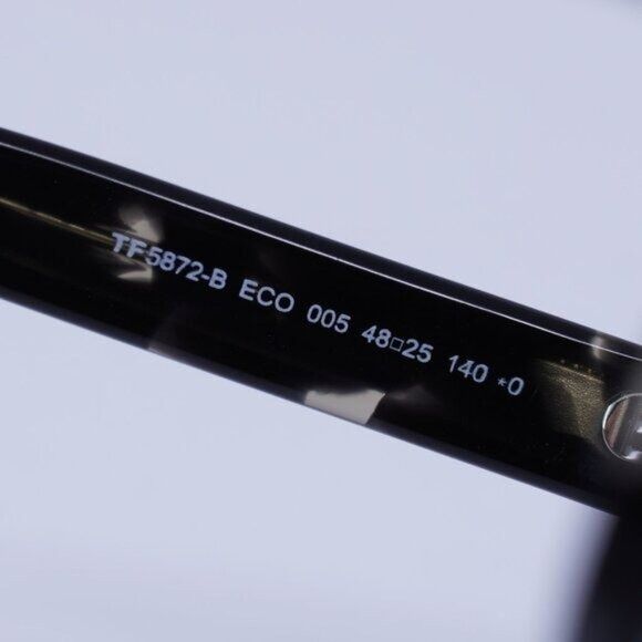 Tom Ford Tom Ford FT5872-B 005 Eyeglasses Black Havana 48mm Square Size ONE SIZE - 7 Thumbnail