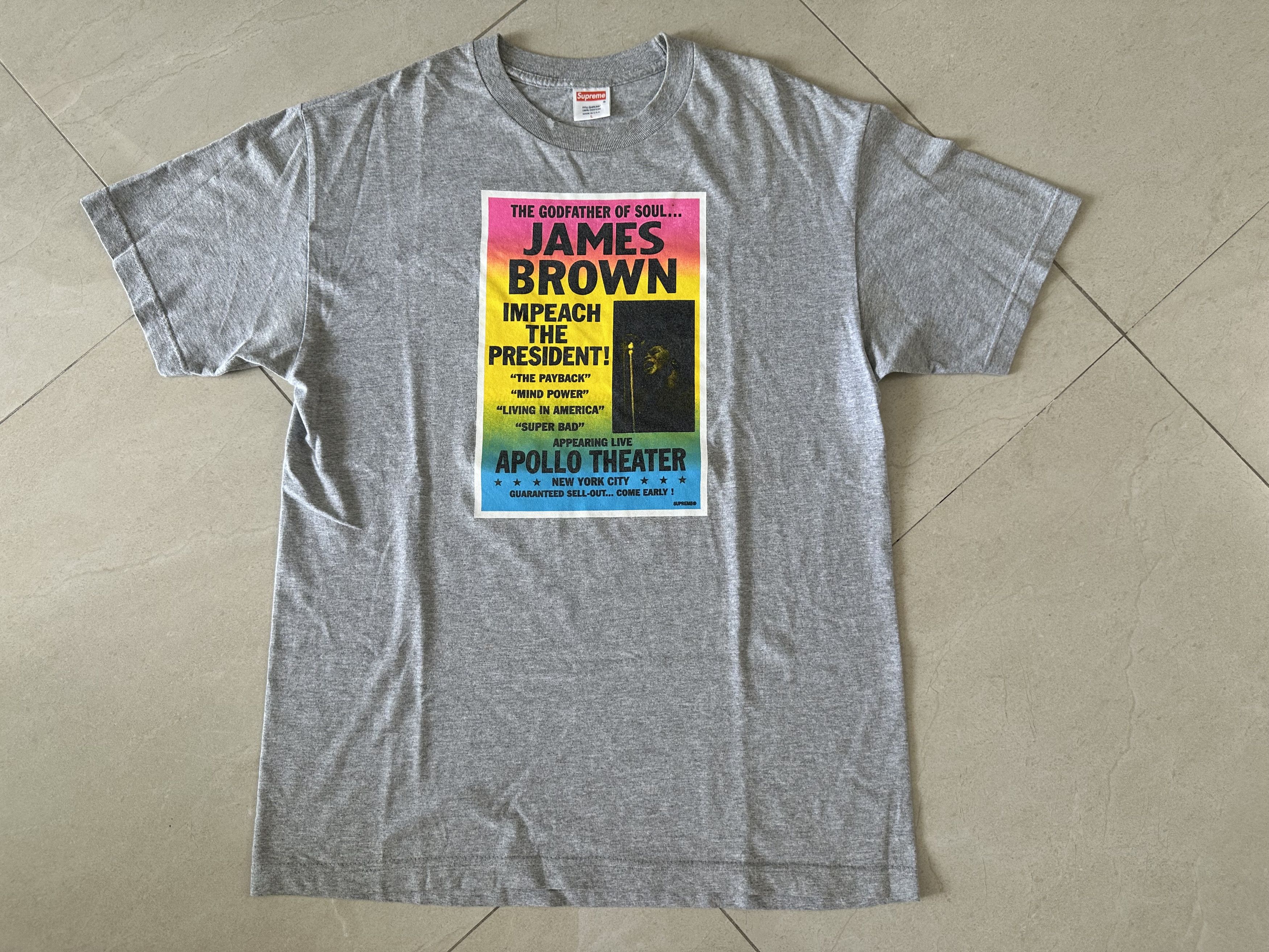 Supreme Supreme James Brown Tee 1998 XL | Grailed
