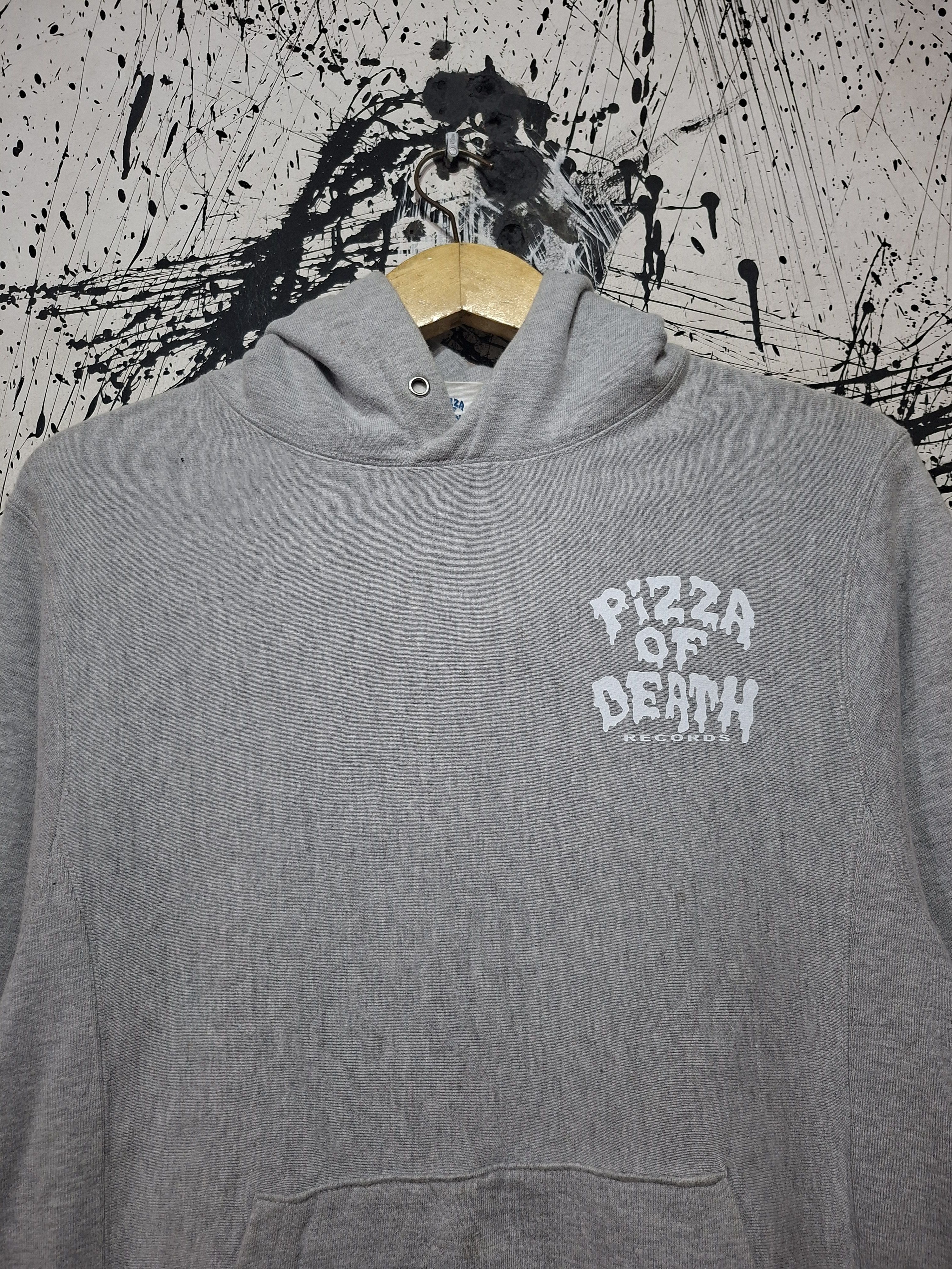 Japanese Brand PIZZA OF DEATH RECORDS MERCHANDISE REVERSWIFT HOODIE Size US S / EU 44-46 / 1 - 6 Thumbnail