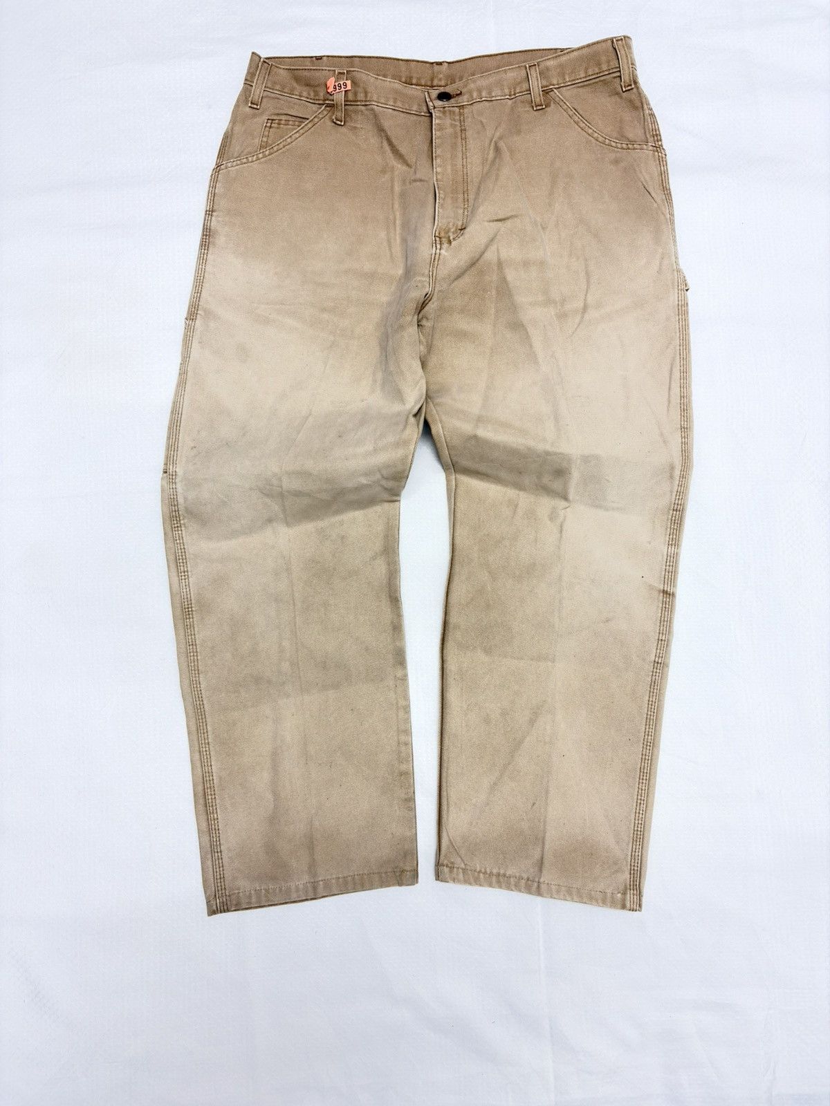 Dickies Vintage Dickies Carpenter Pants Tan Canvas WorkwearW38 x L28 Size US 38 / EU 54 - 1 Thumbnail